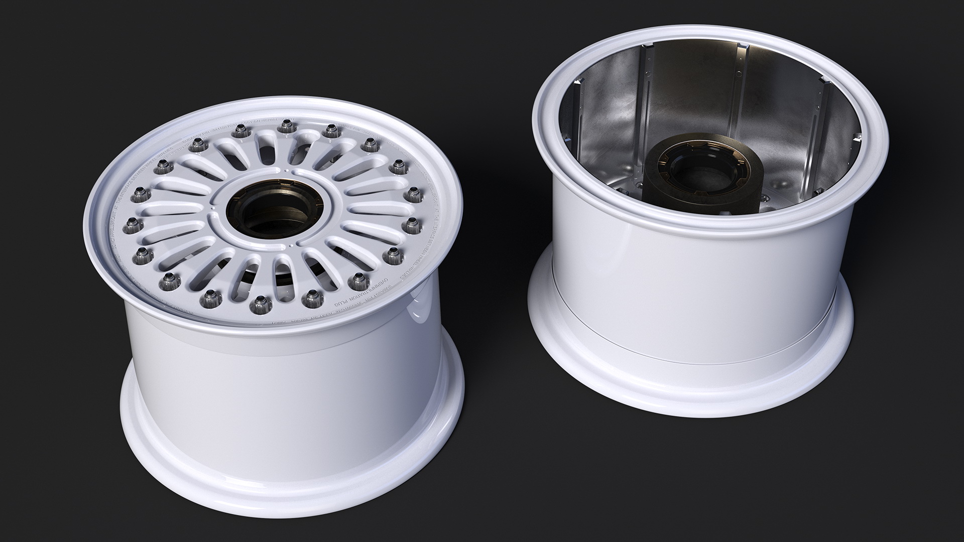 Boeing 737 Aircraft Wheel Rim Disk 3D model