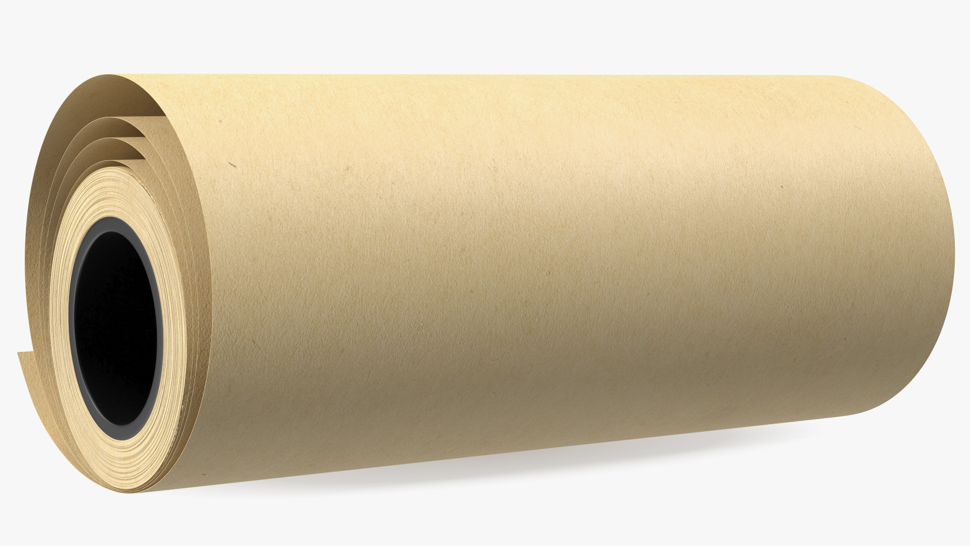 3D Kraft Brown Paper Roll Recycled