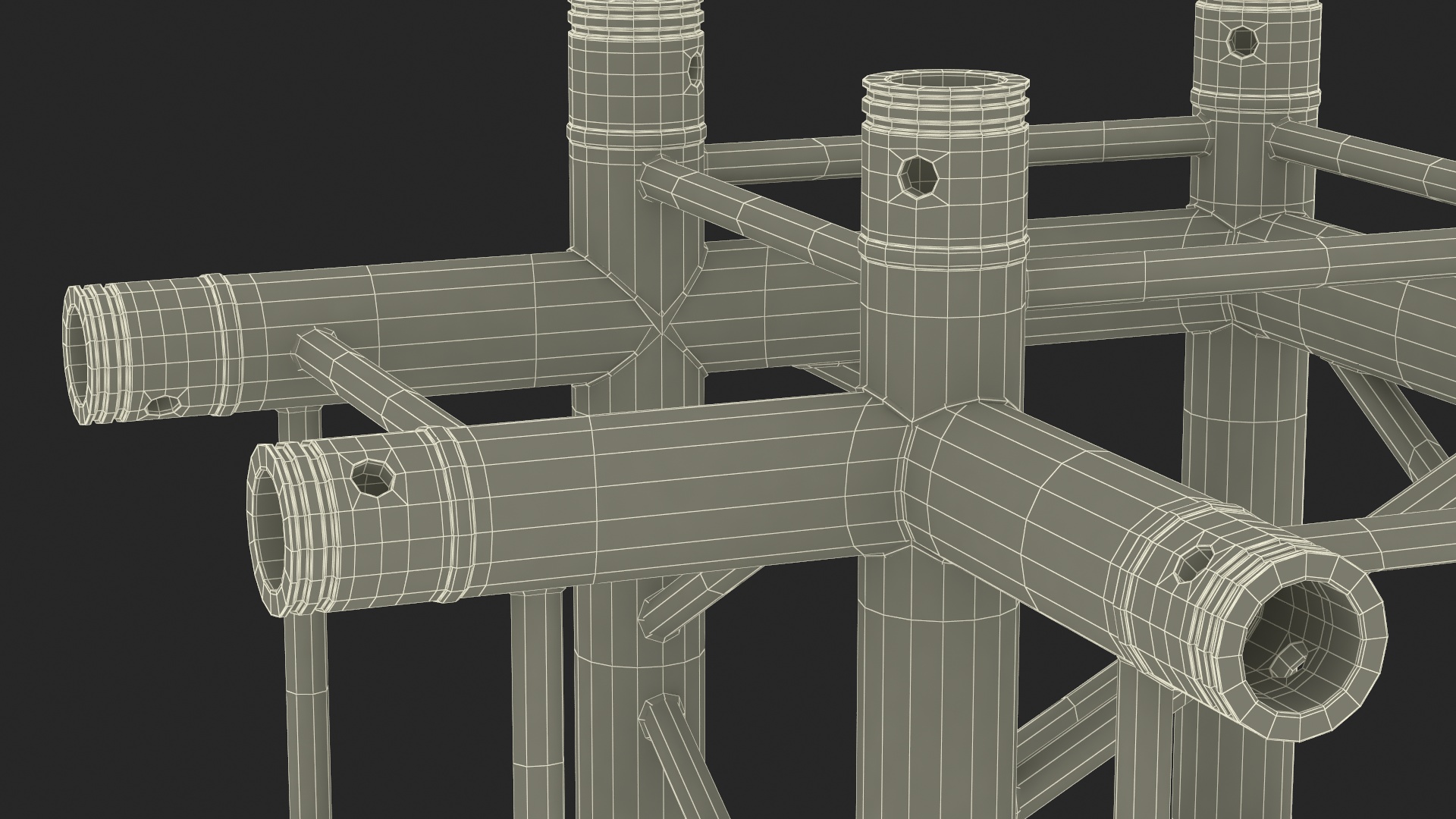 3D model Square Truss Modular
