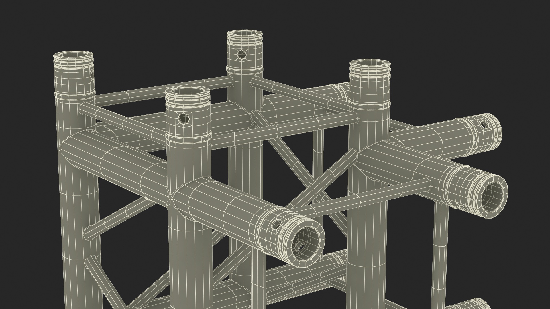 3D model Square Truss Modular