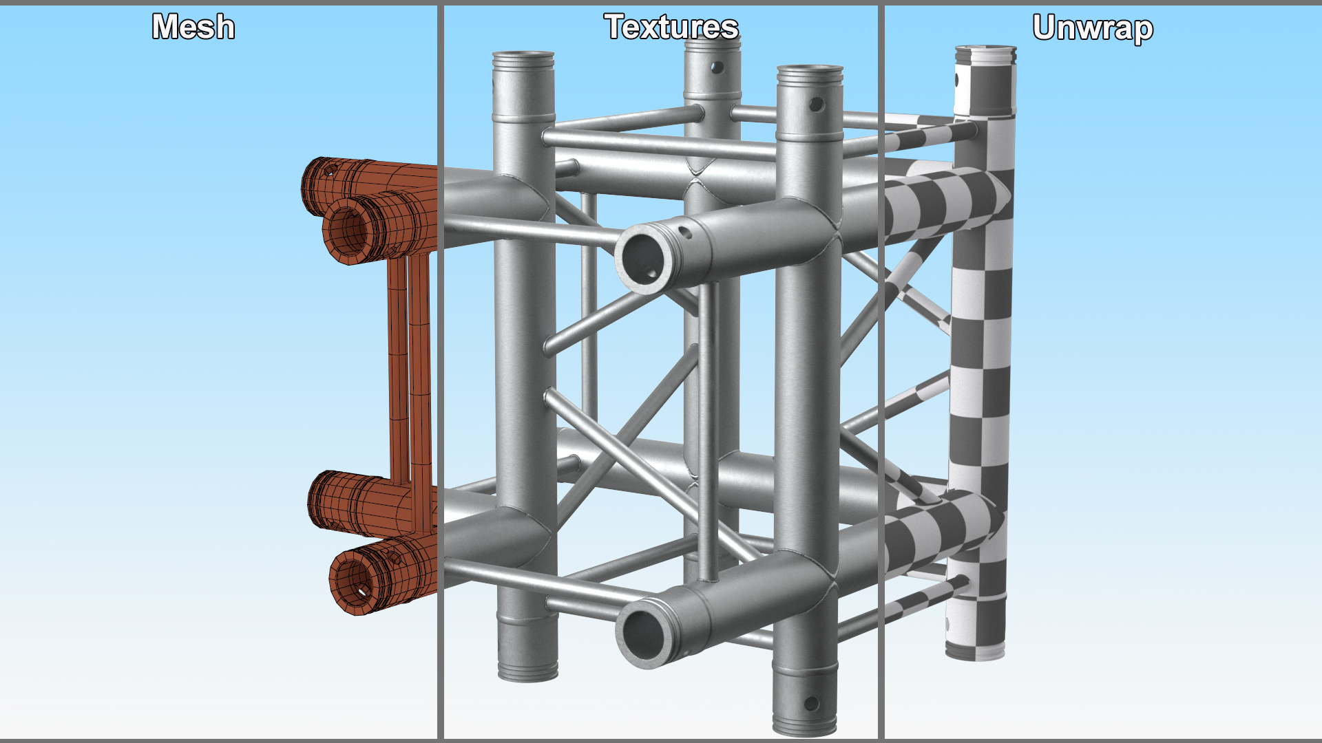 3D model Square Truss Modular