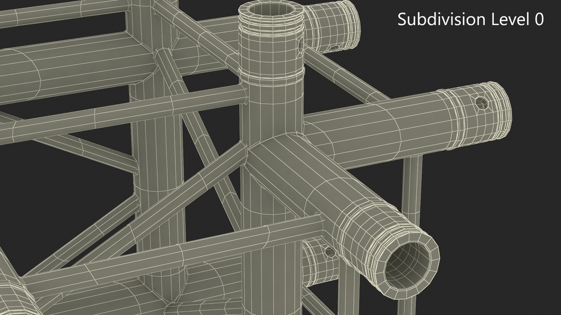 3D model Square Truss Modular
