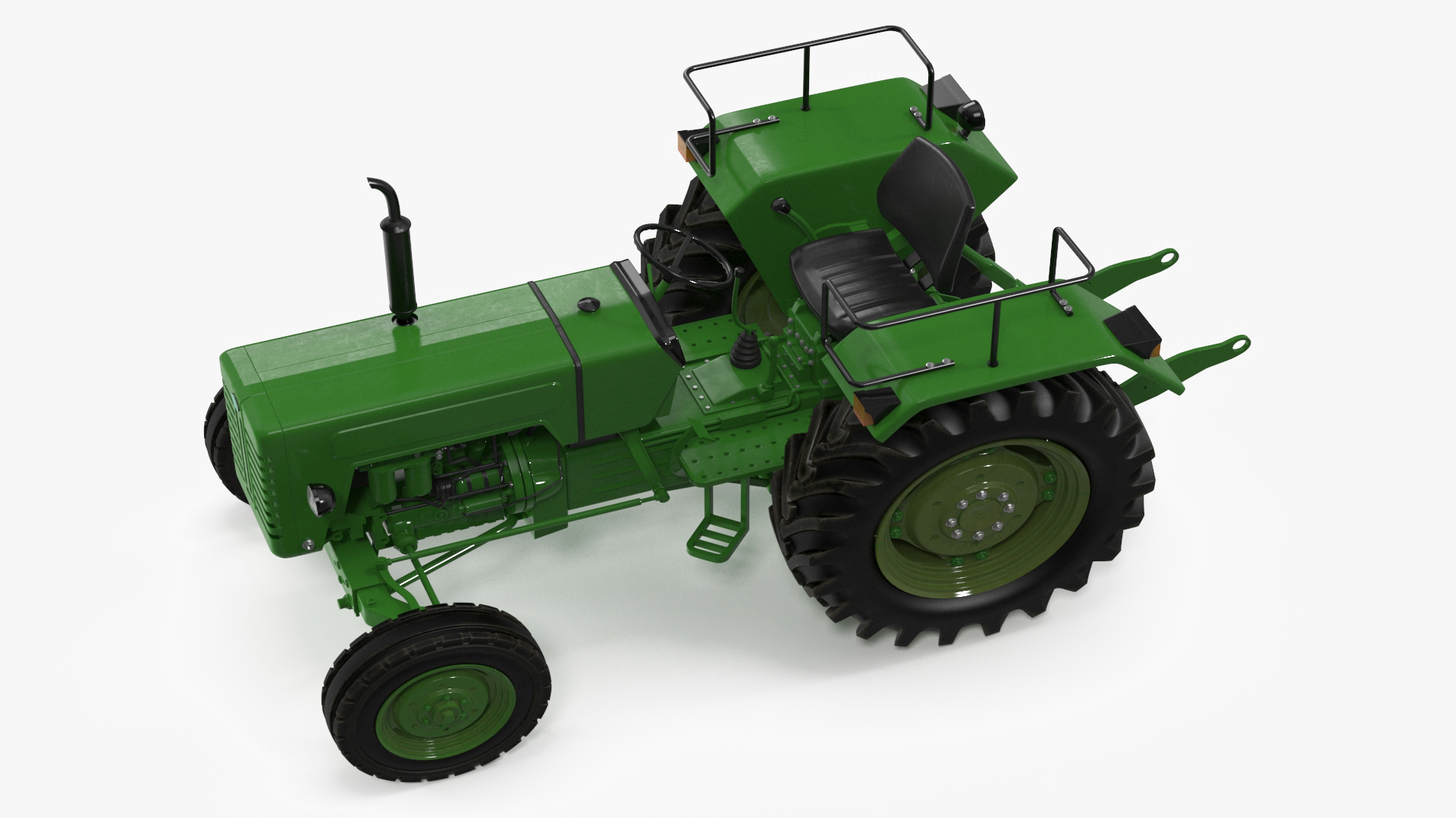 3D model Vintage Farm Tractor
