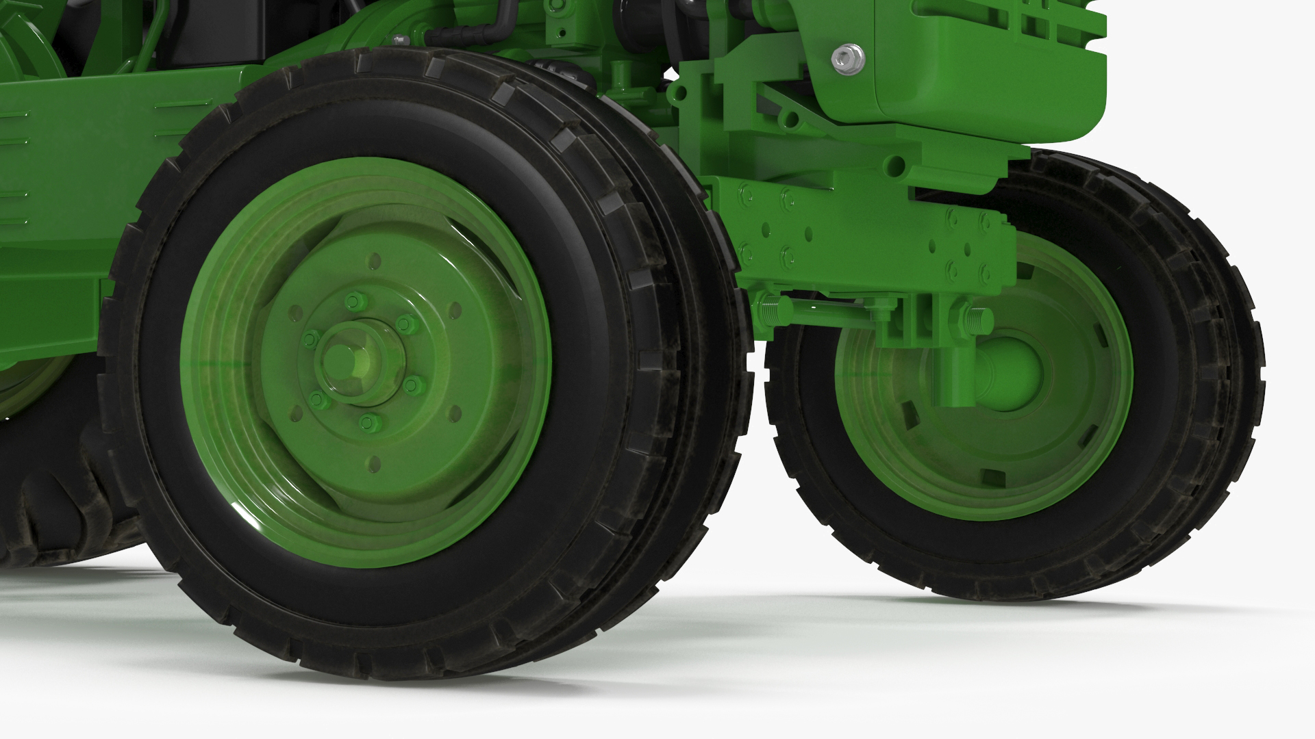 3D model Vintage Farm Tractor