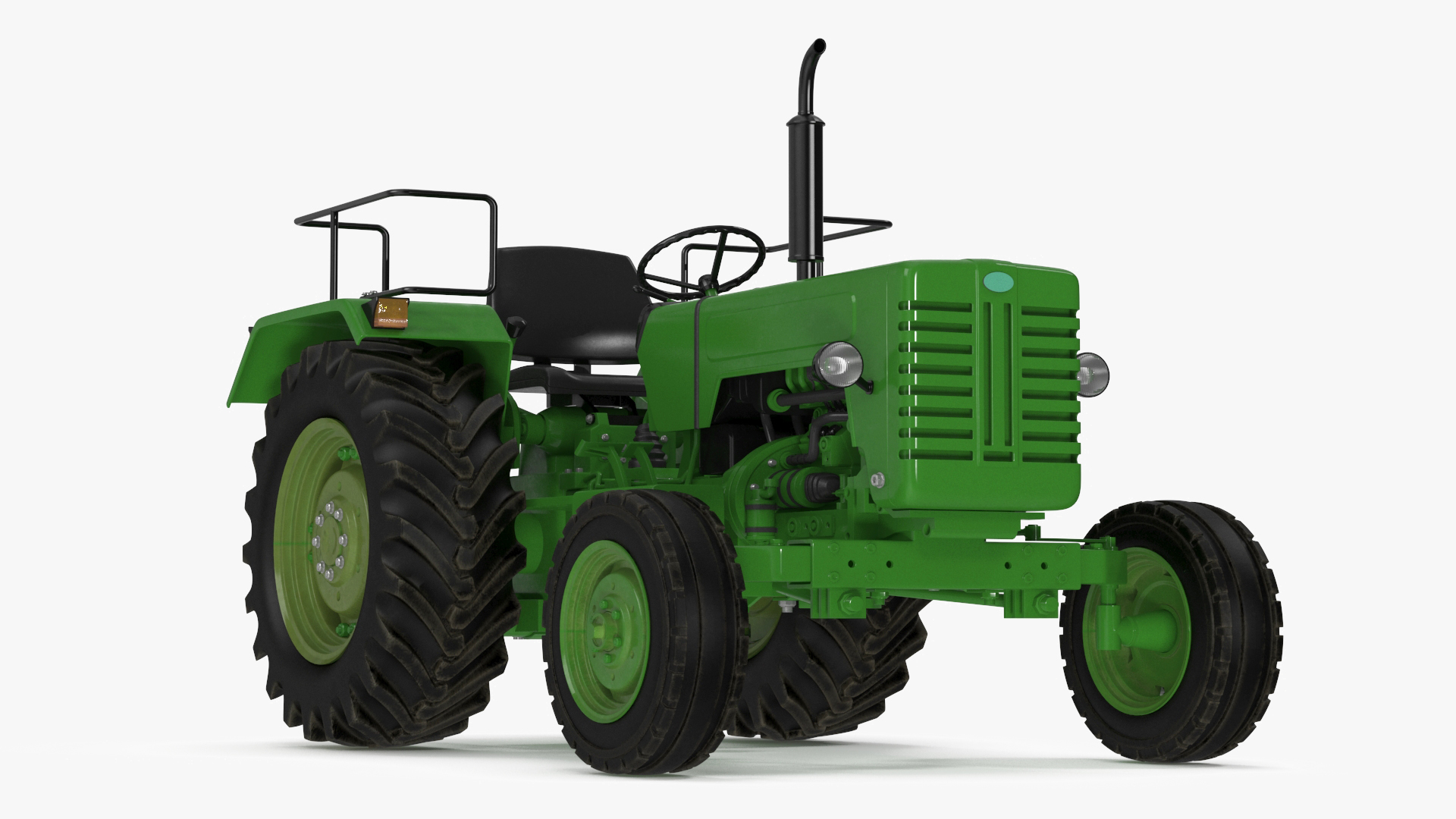 3D model Vintage Farm Tractor