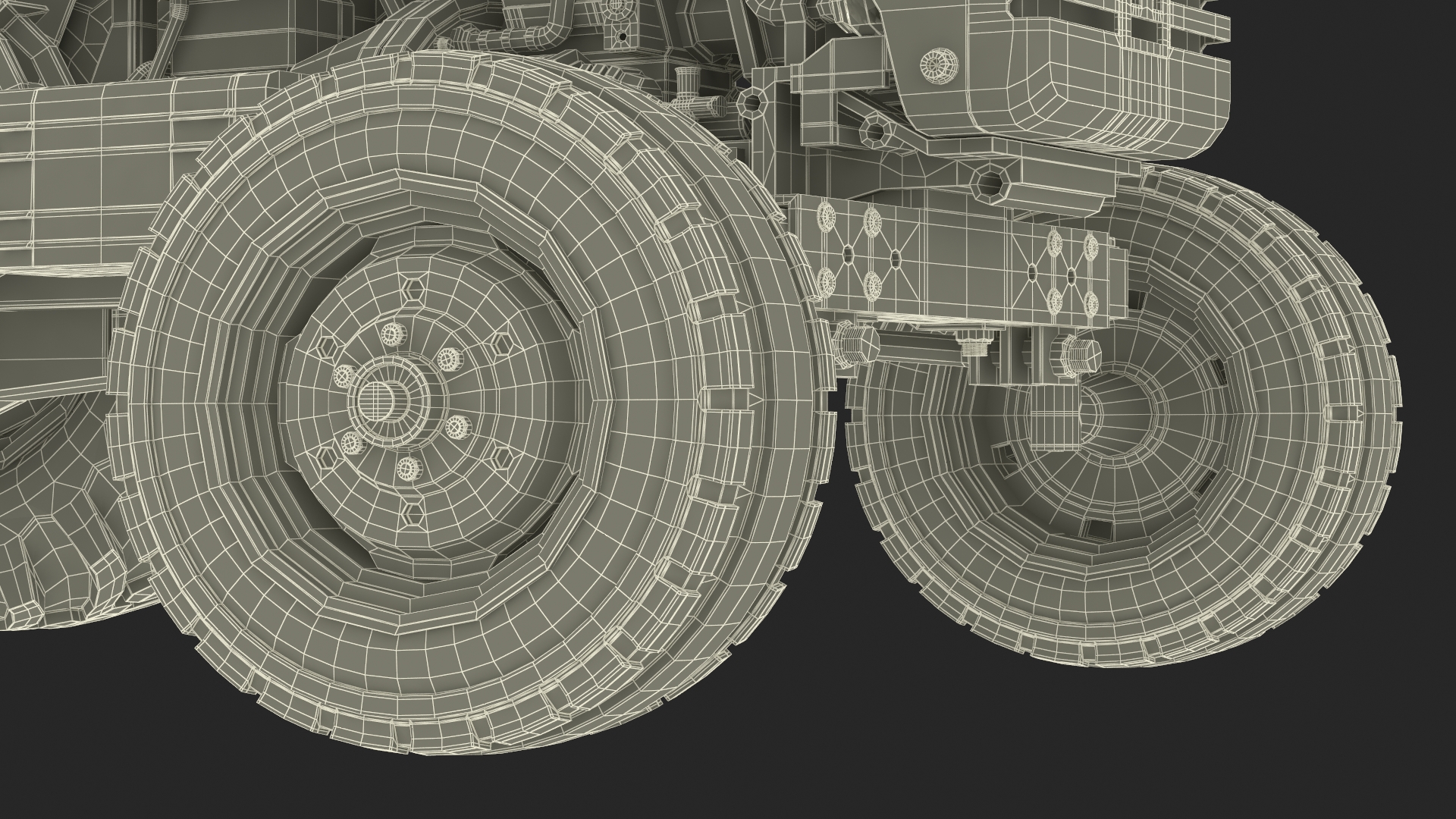 3D model Vintage Farm Tractor