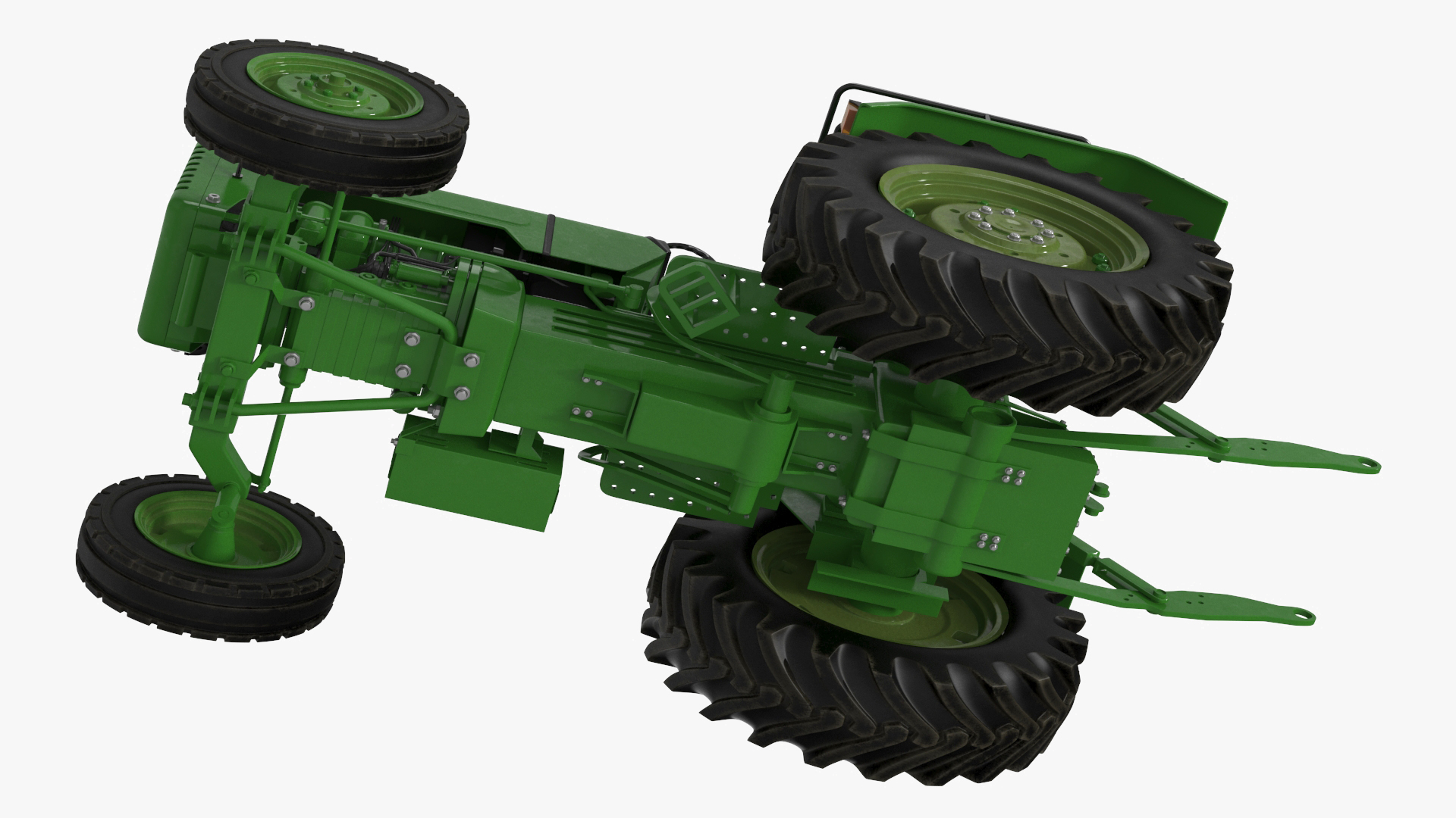 3D model Vintage Farm Tractor