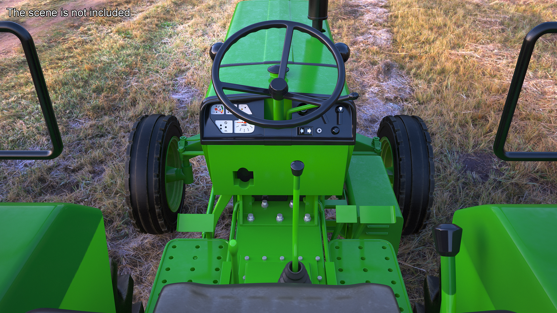 3D model Vintage Farm Tractor