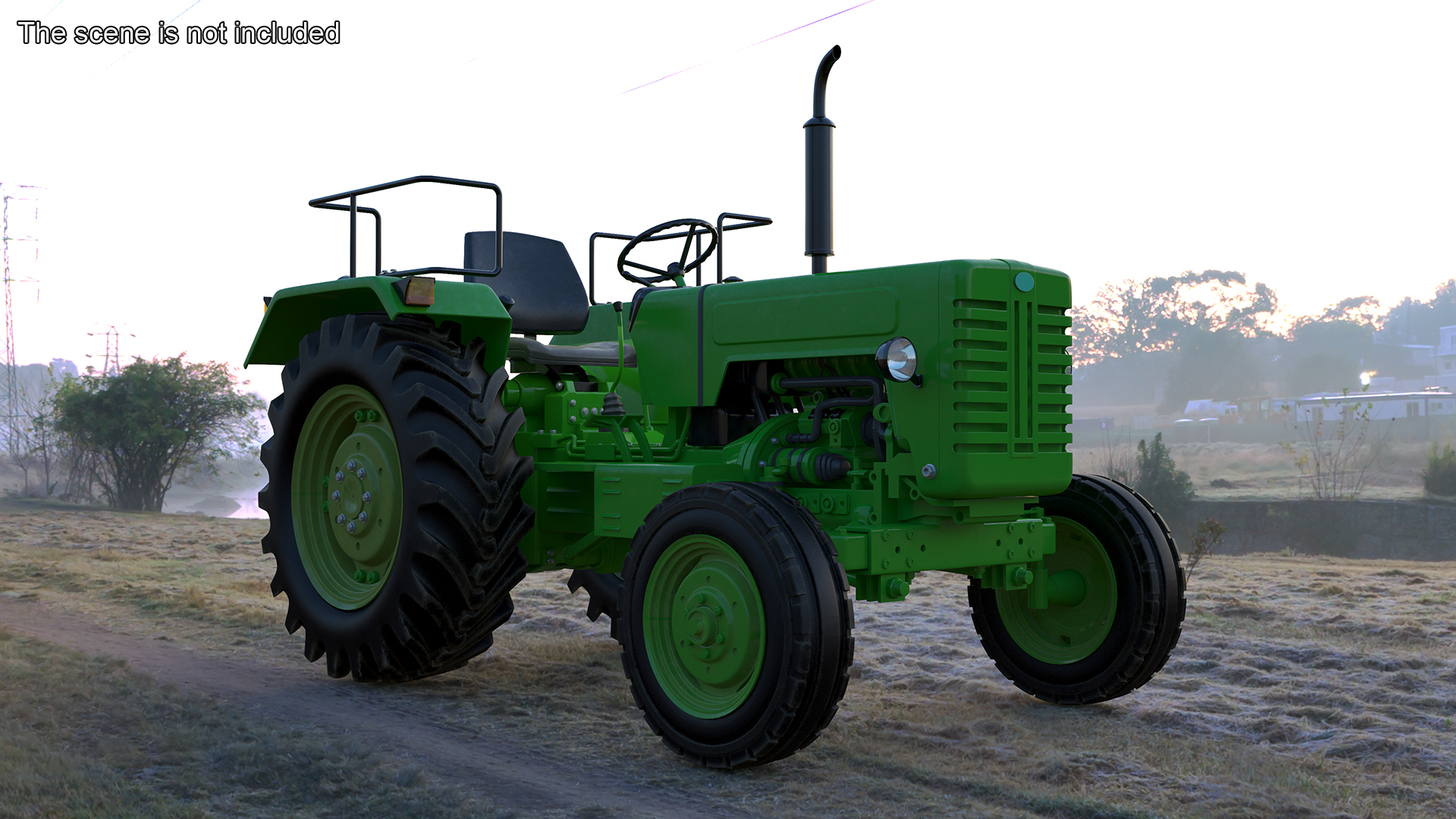 3D model Vintage Farm Tractor