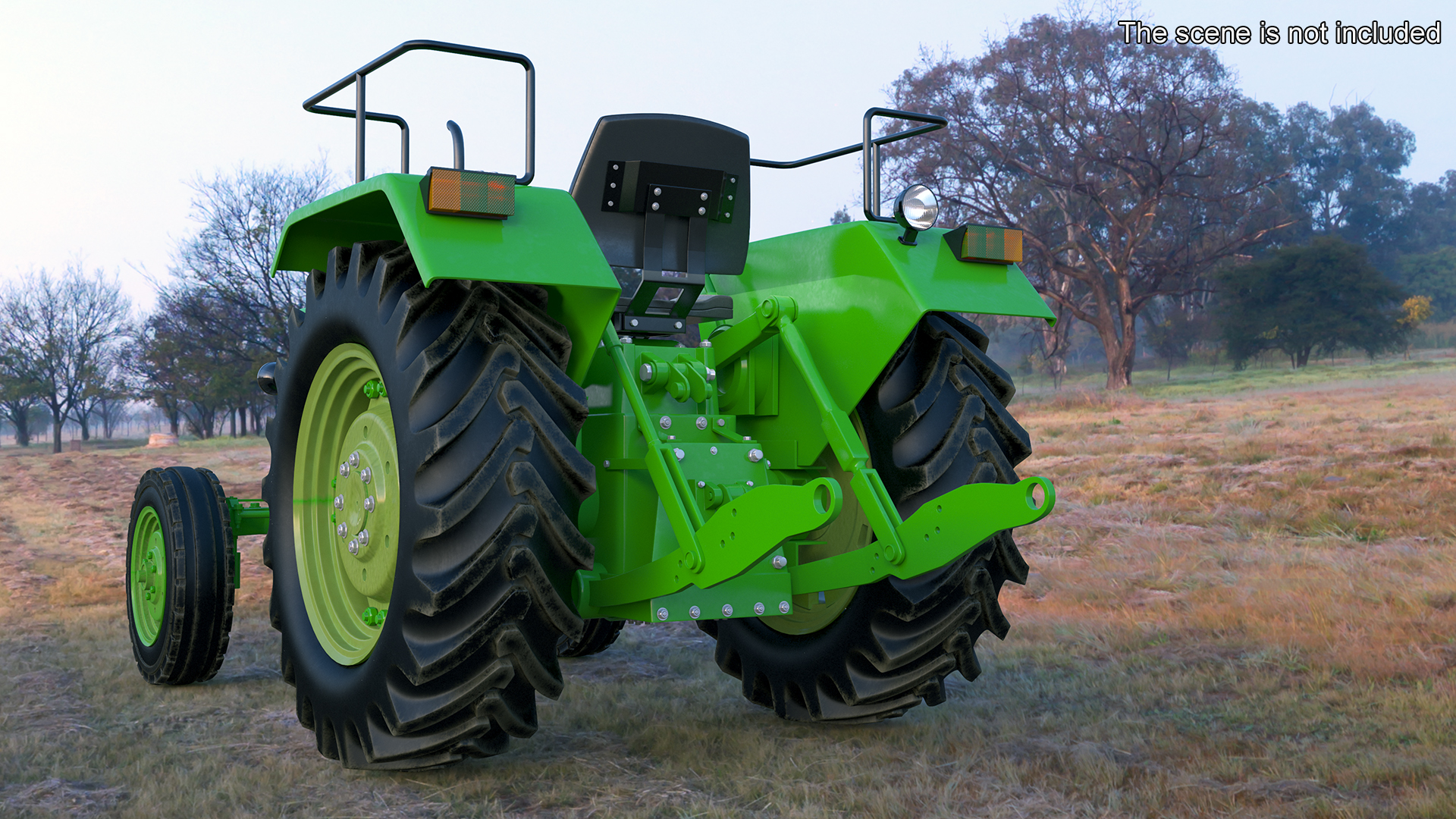 3D model Vintage Farm Tractor