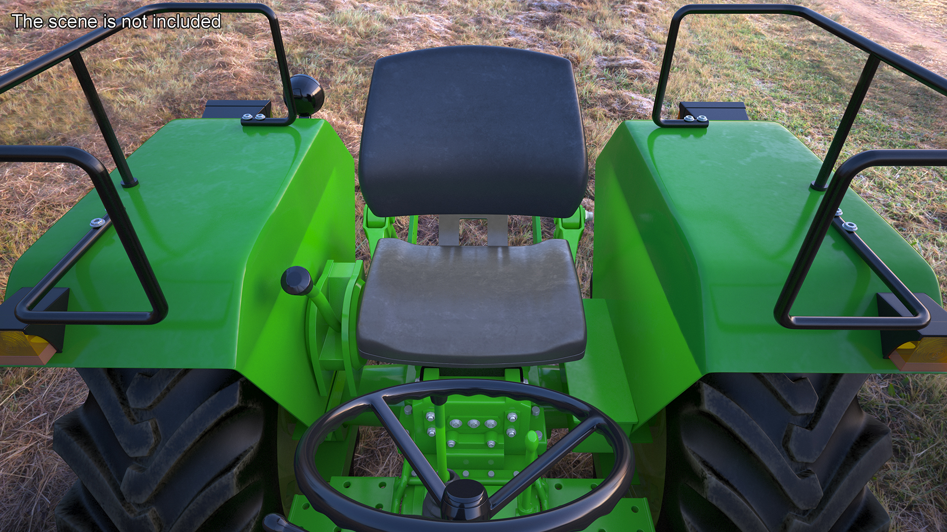 3D model Vintage Farm Tractor