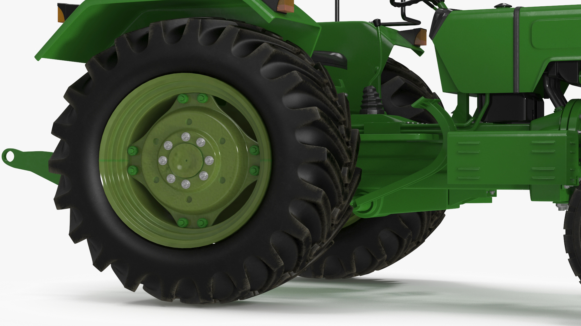 3D model Vintage Farm Tractor