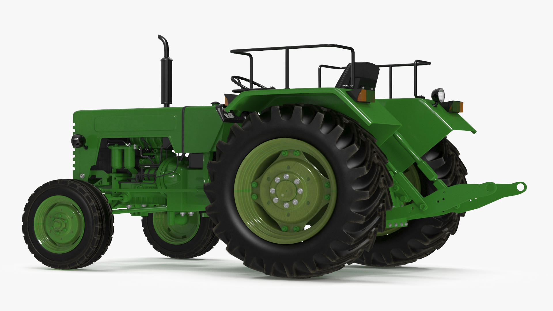 3D model Vintage Farm Tractor