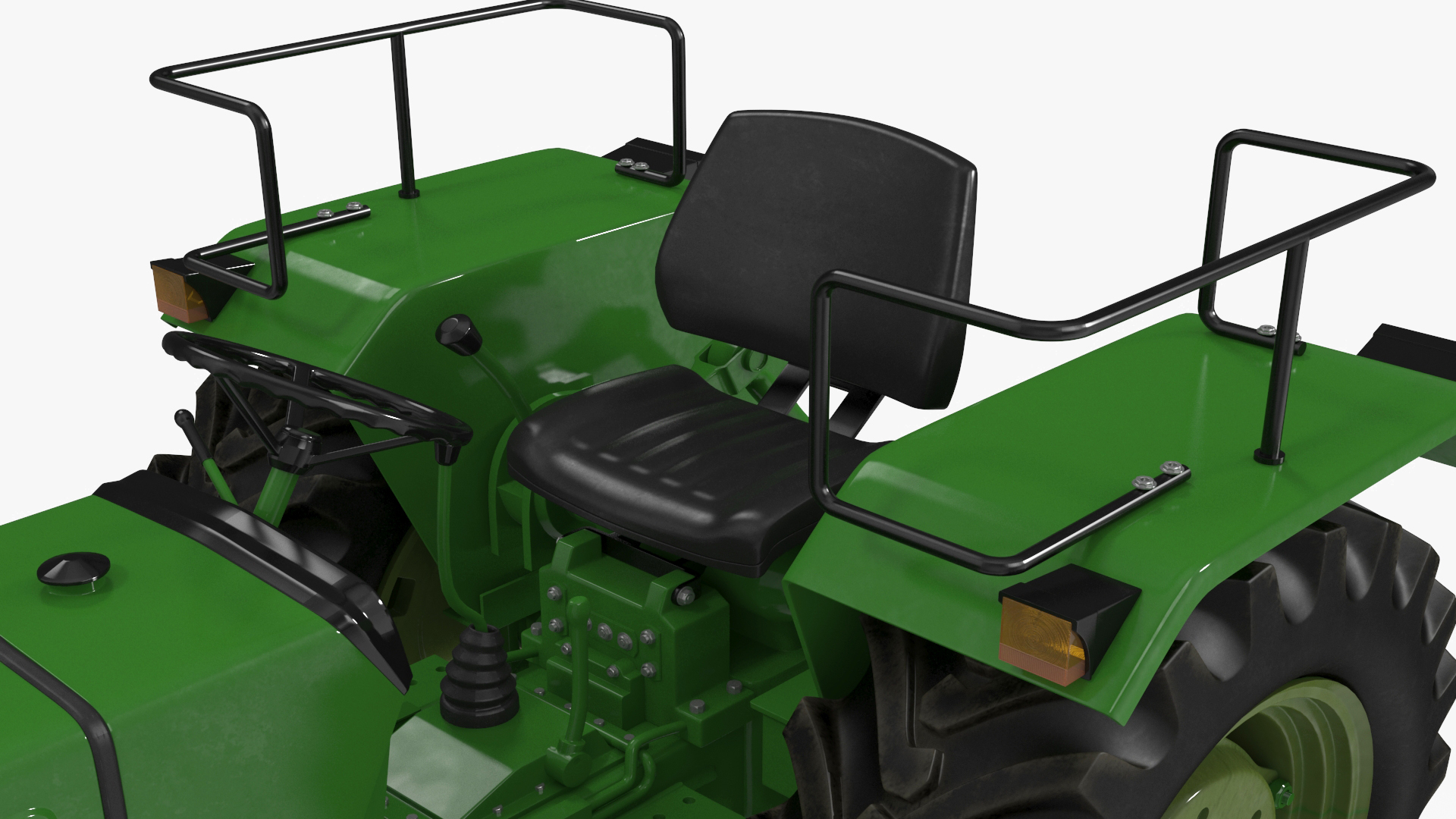 3D model Vintage Farm Tractor