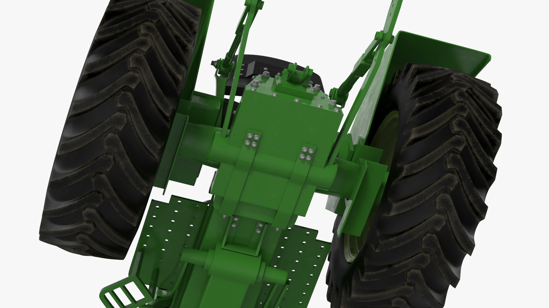 3D model Vintage Farm Tractor