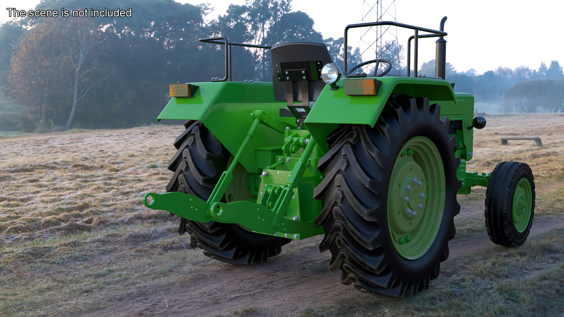 3D model Vintage Farm Tractor