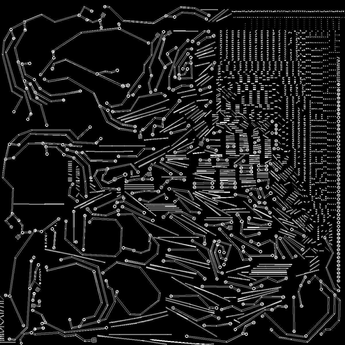 Electronic Fingerprint Gold 3D