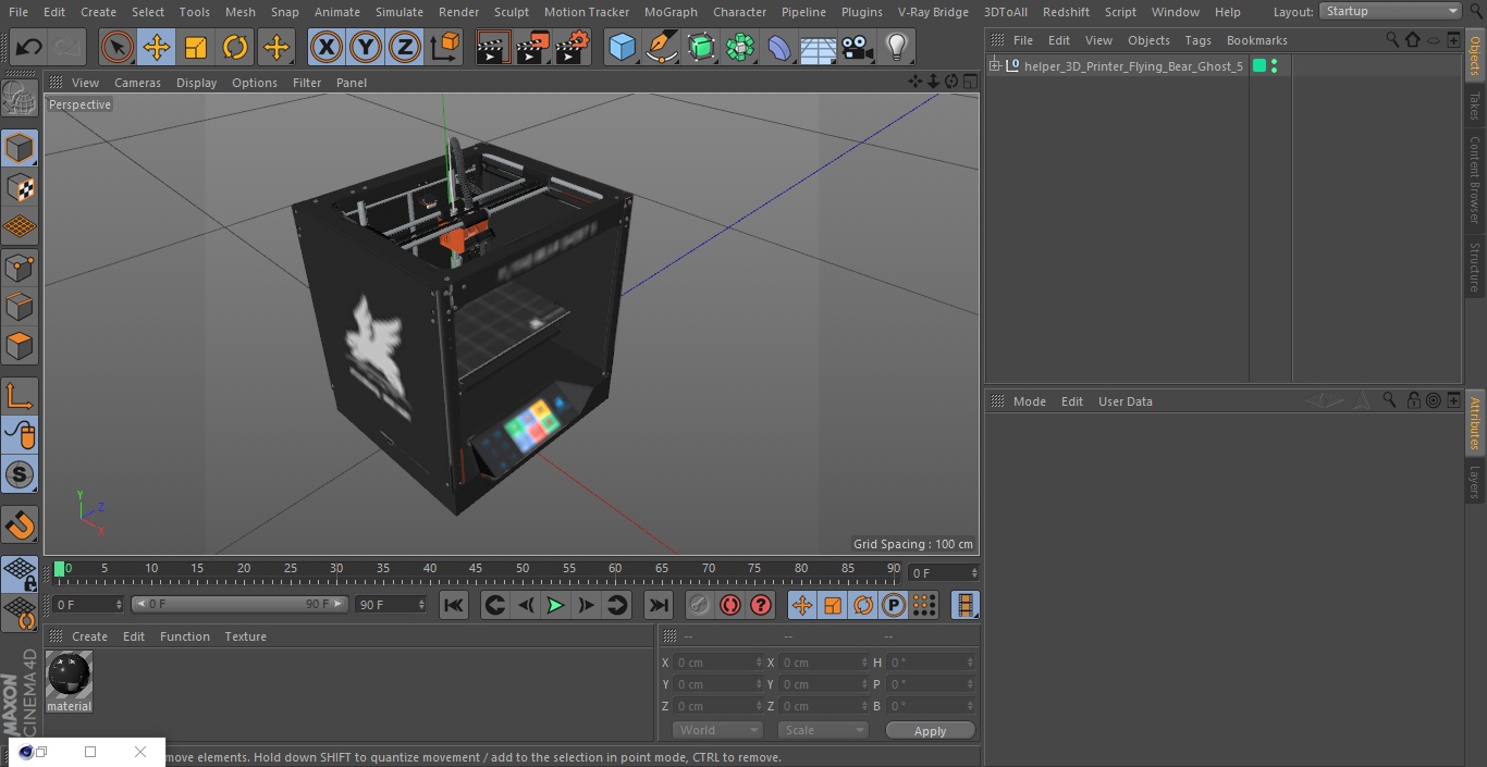 3D model 3D Printer Flying Bear Ghost 5