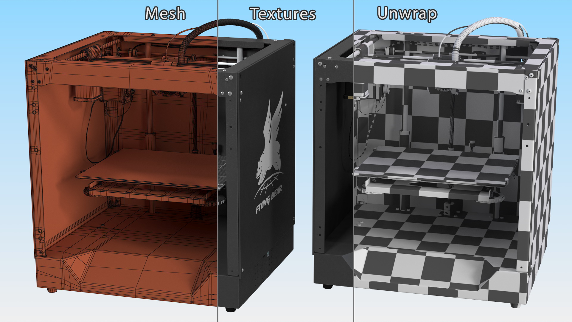 3D model 3D Printer Flying Bear Ghost 5