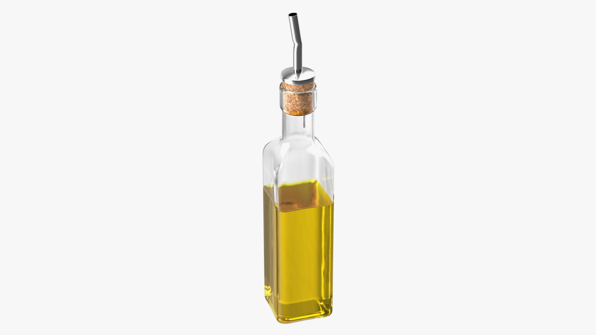 3D Square Olive Oil Bottle Dispenser model