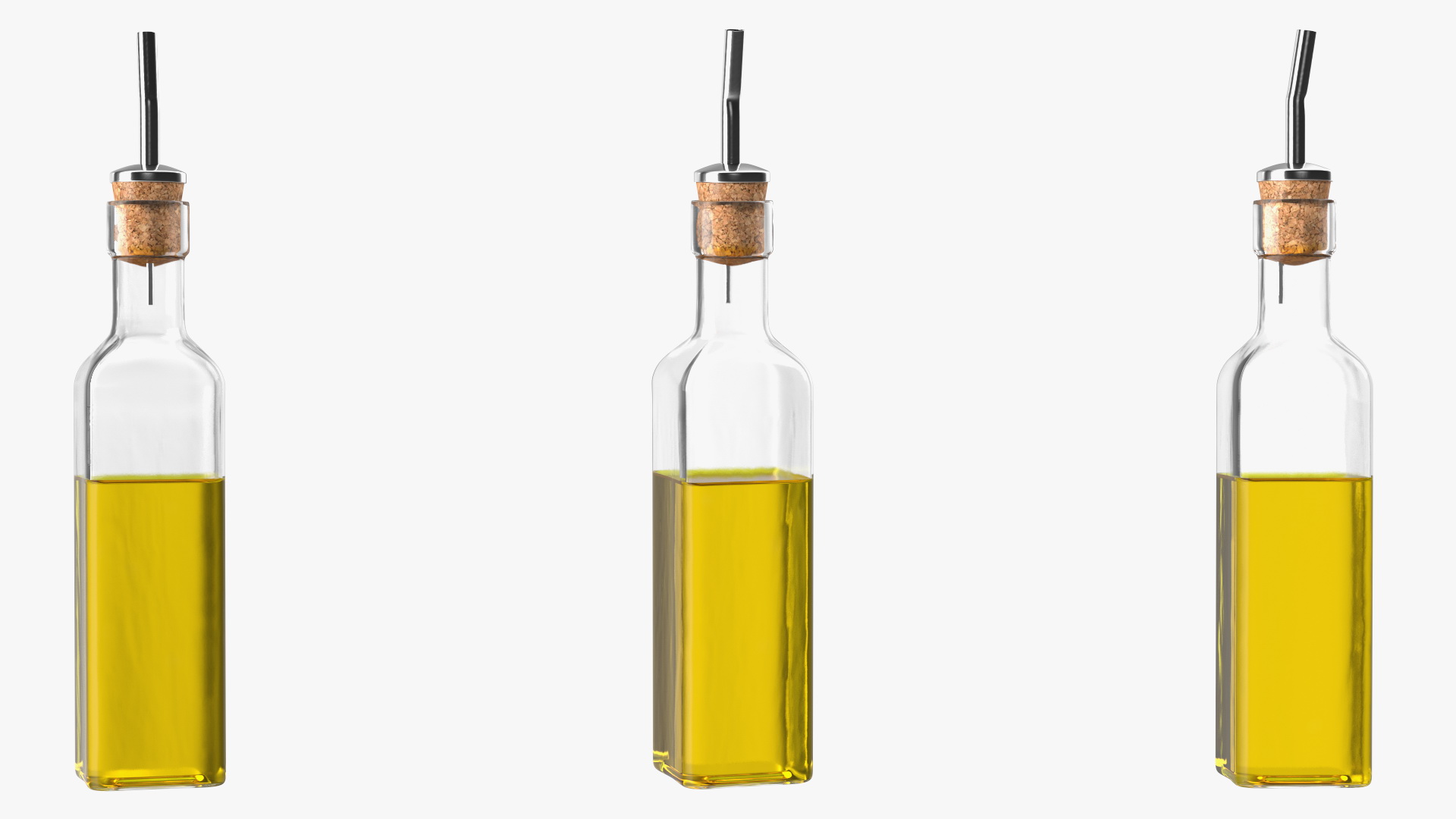 3D Square Olive Oil Bottle Dispenser model