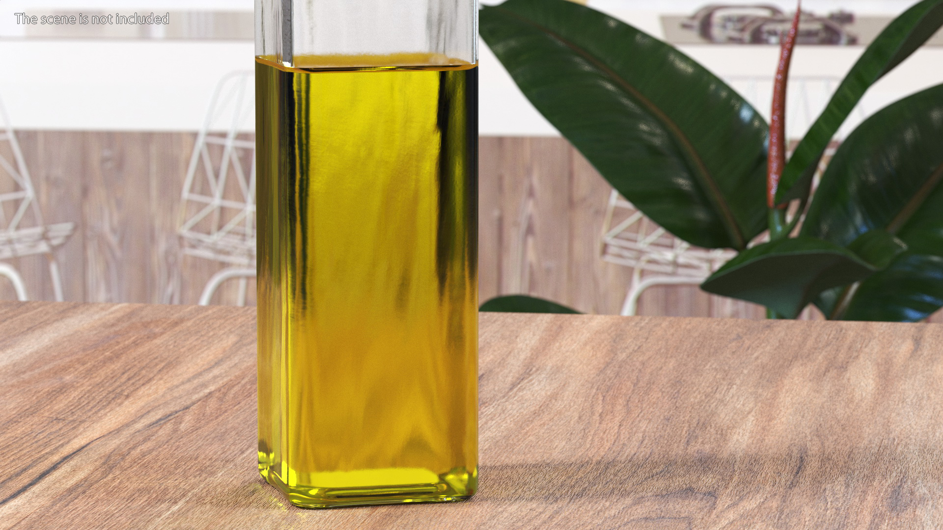 3D Square Olive Oil Bottle Dispenser model