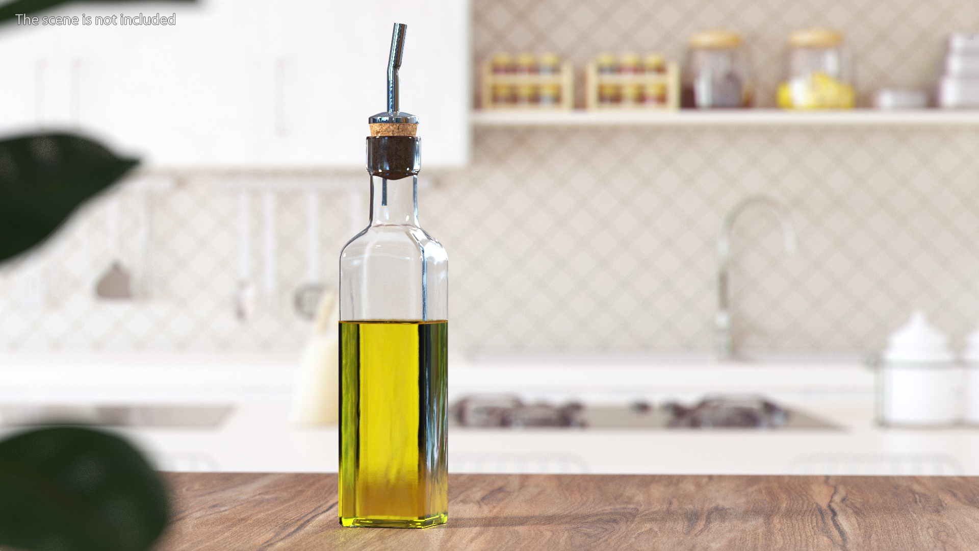 3D Square Olive Oil Bottle Dispenser model
