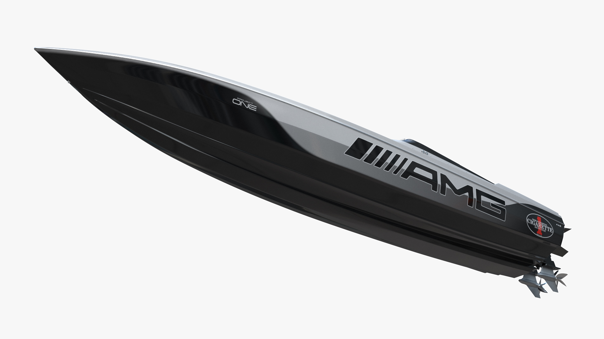 Cigaretteboat515 Black 3D