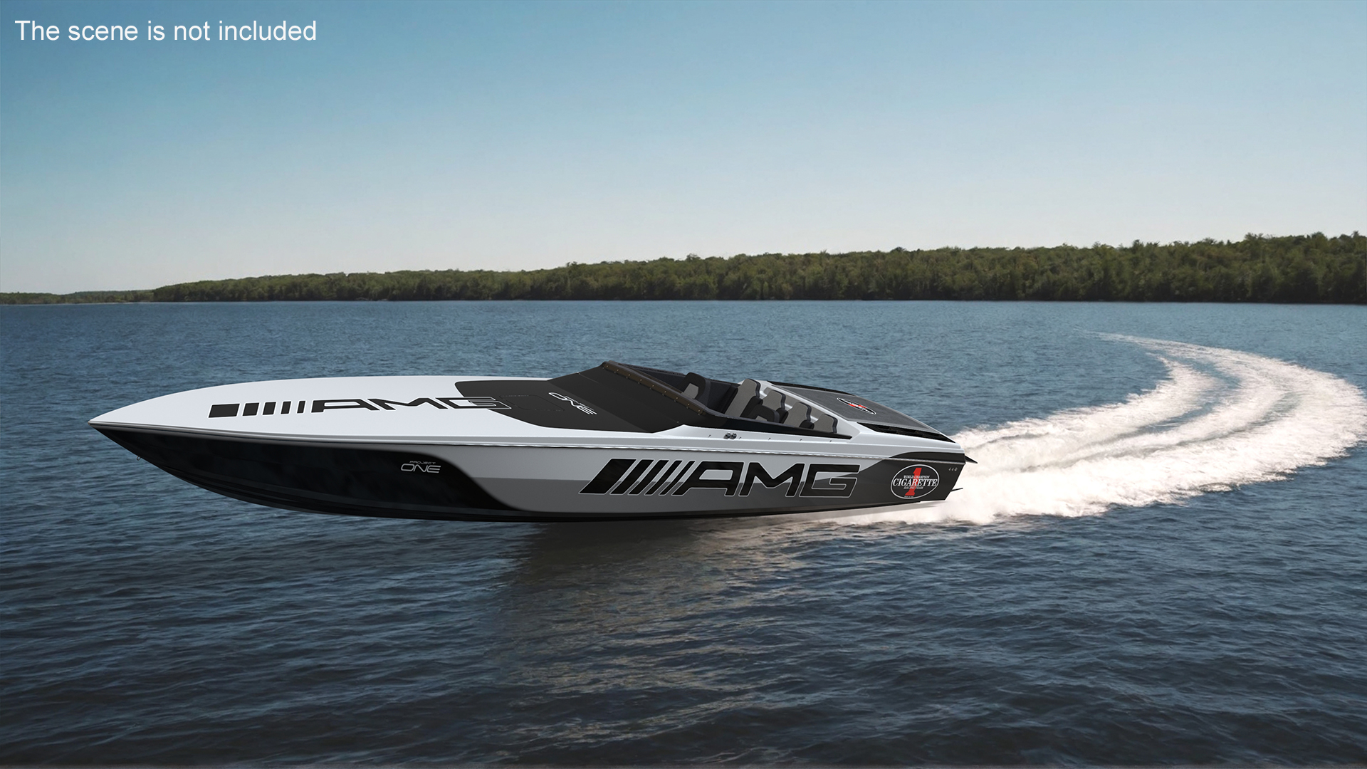 Cigaretteboat515 Black 3D