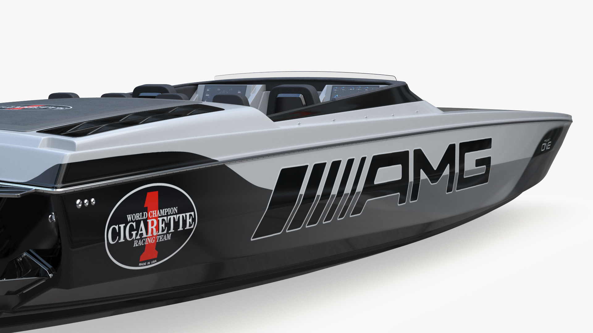 Cigaretteboat515 Black 3D