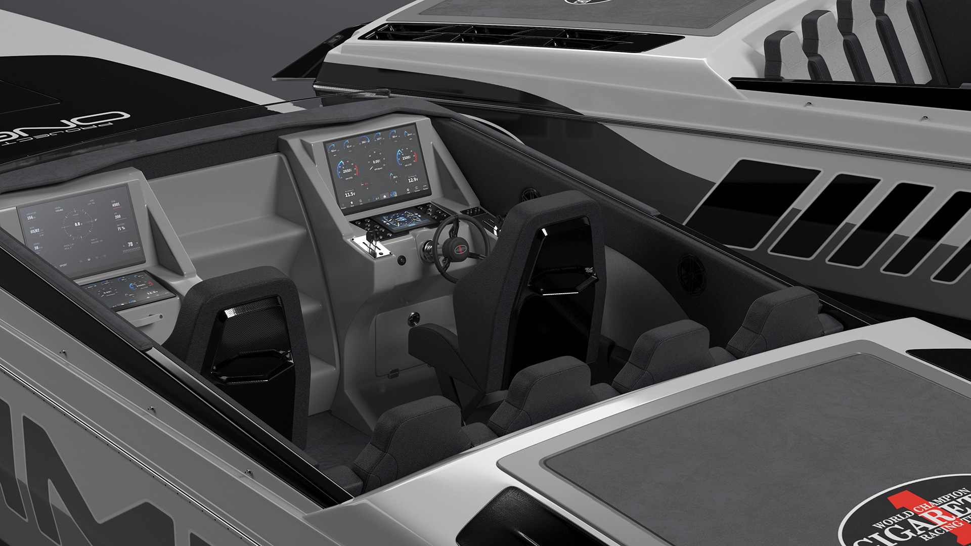 Cigaretteboat515 Black 3D