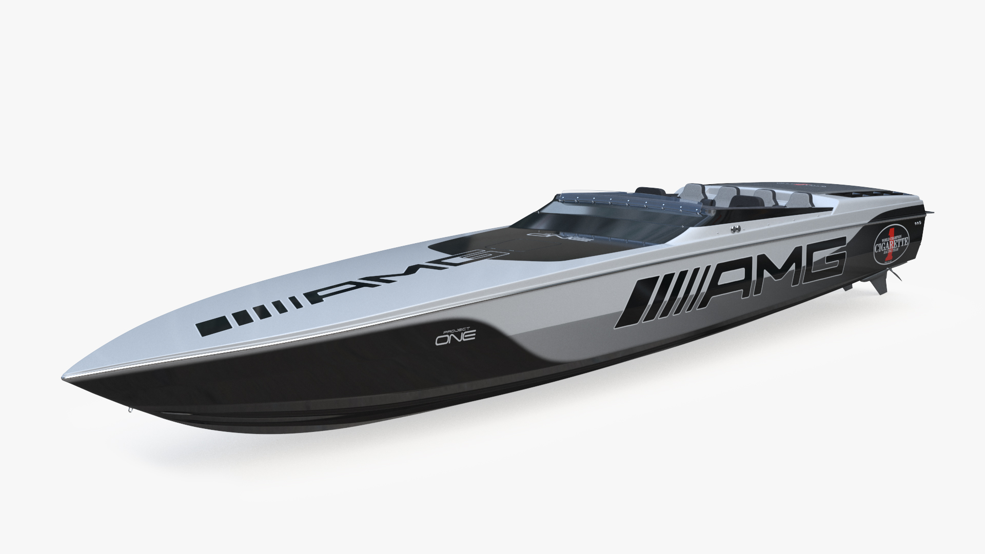 Cigaretteboat515 Black 3D