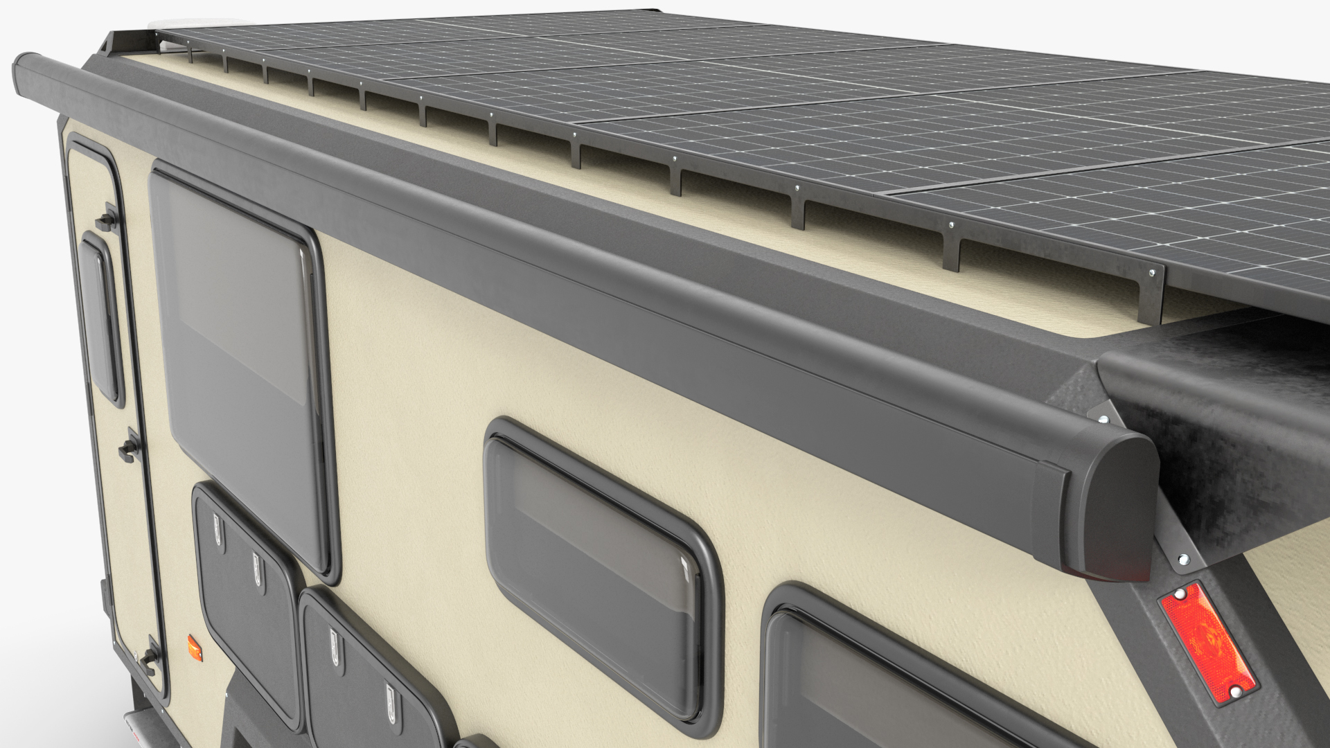 3D model Off Road Mobile Home Bruder EXP 8 Rigged