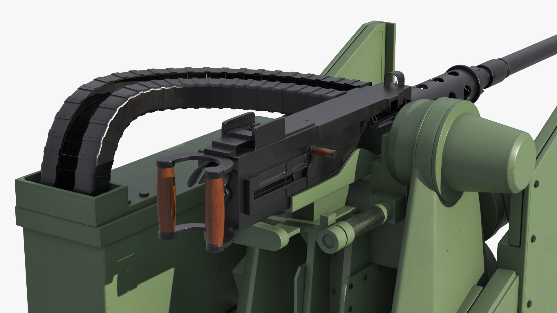 Military Weapon Module with Machine Gun - view 6
