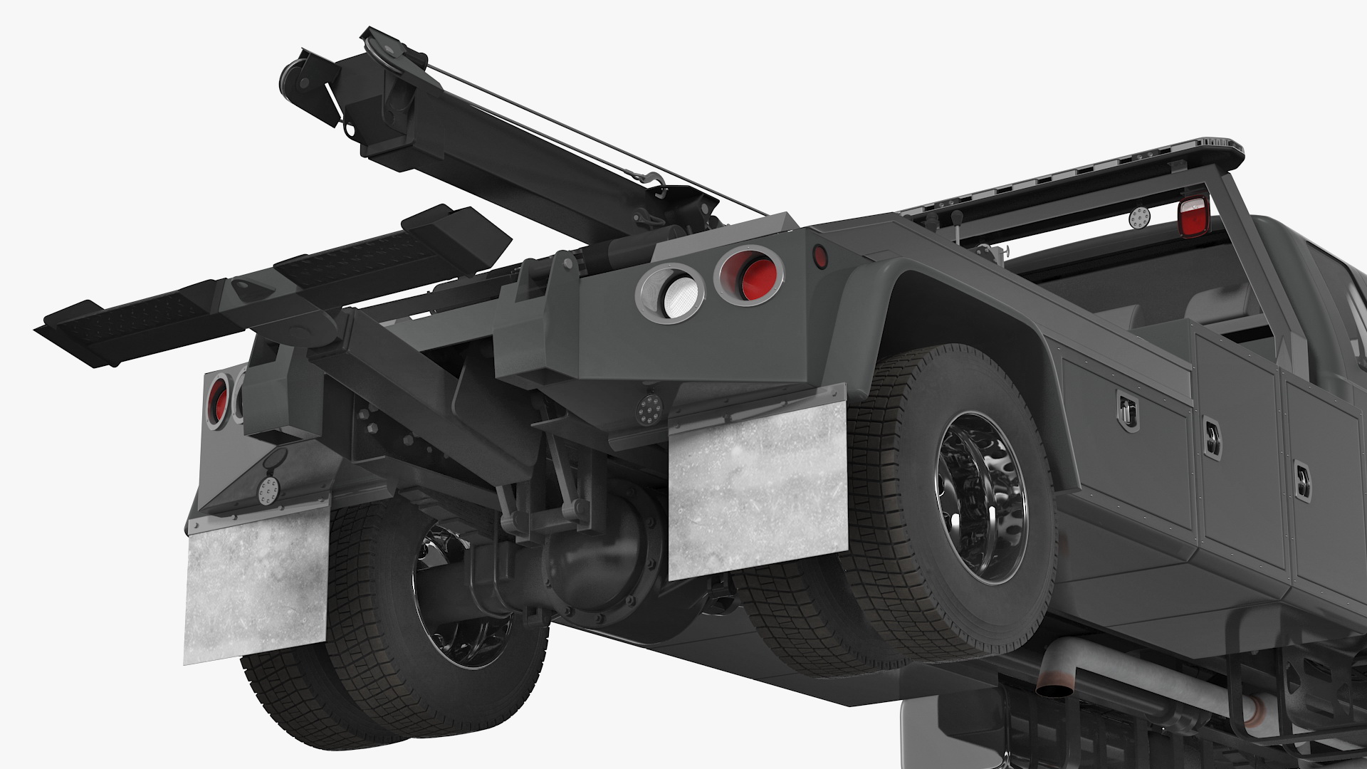 Heavy Duty Tow Truck Rigged 3D
