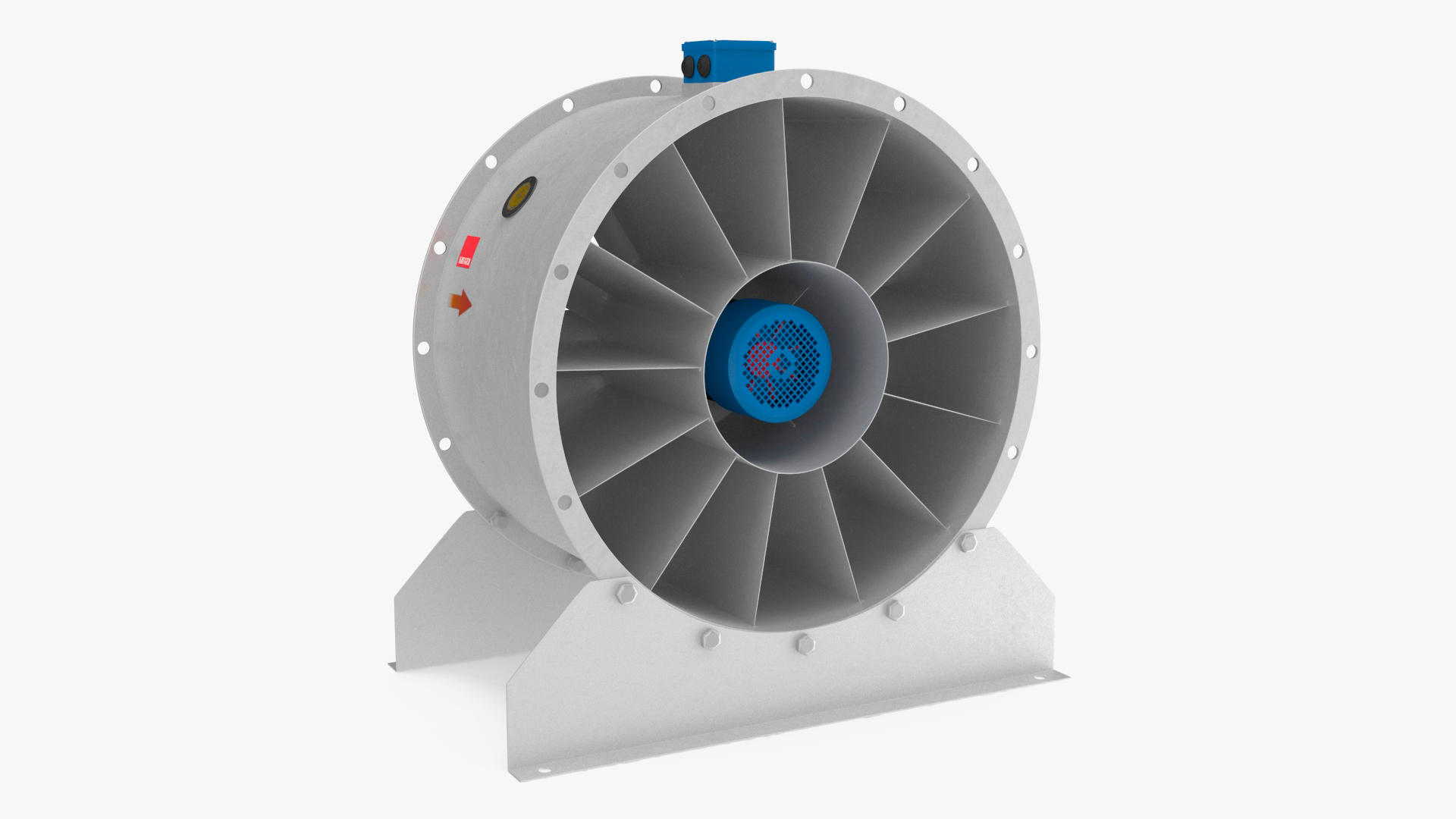3D model Industrial Axial Fan