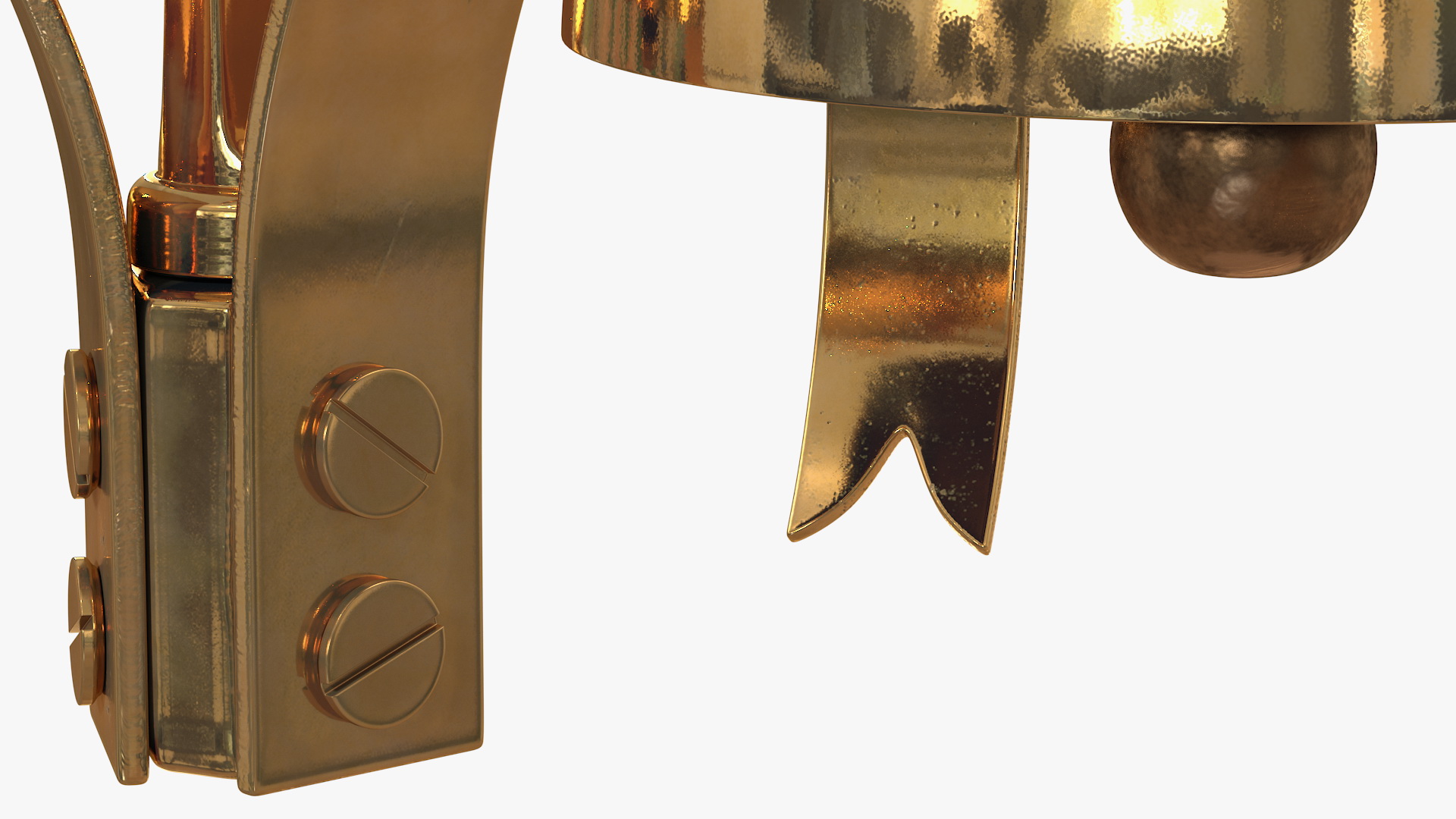 3D Golden Liturgical Bell 3 Sounds