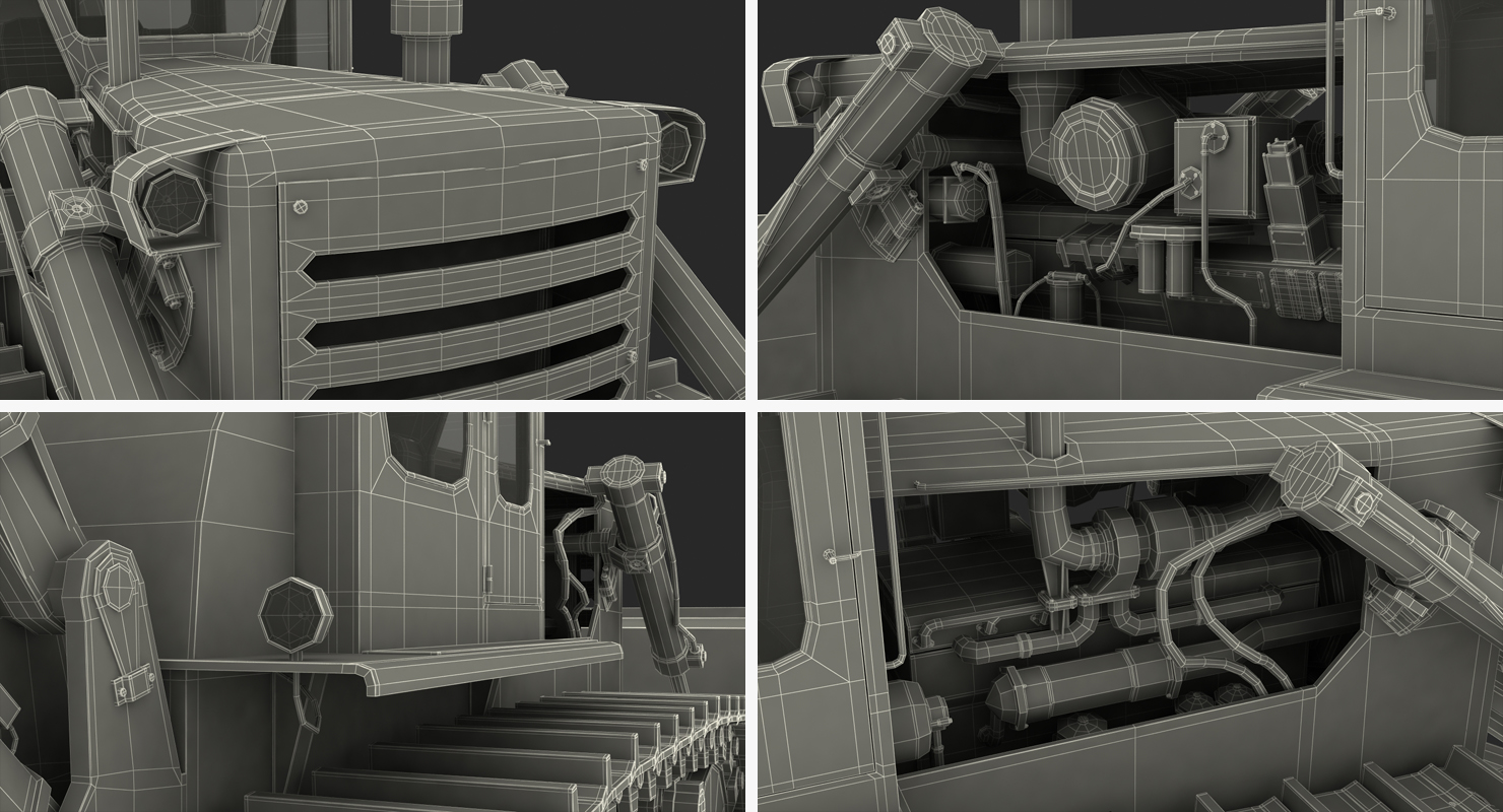 Bulldozer Komatsu 3D