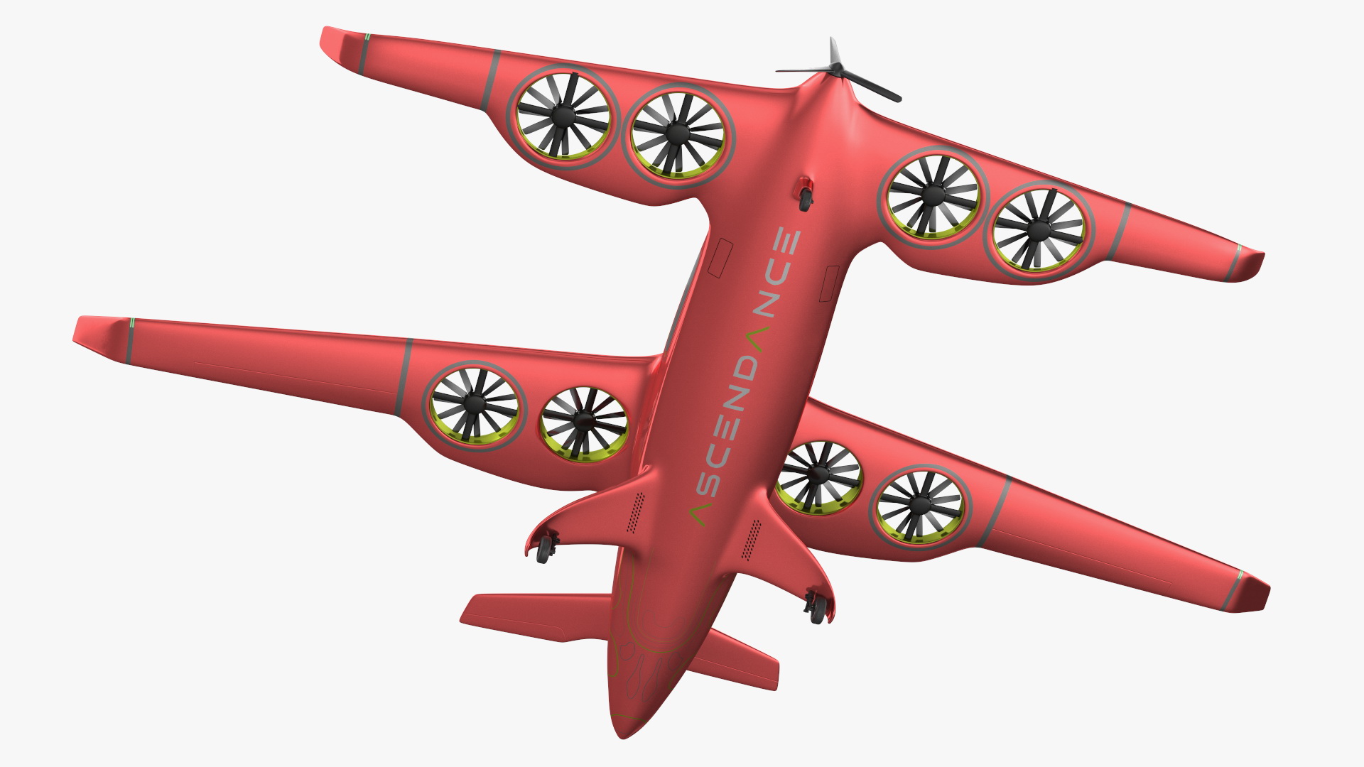Atea eVTOL Red 3D model