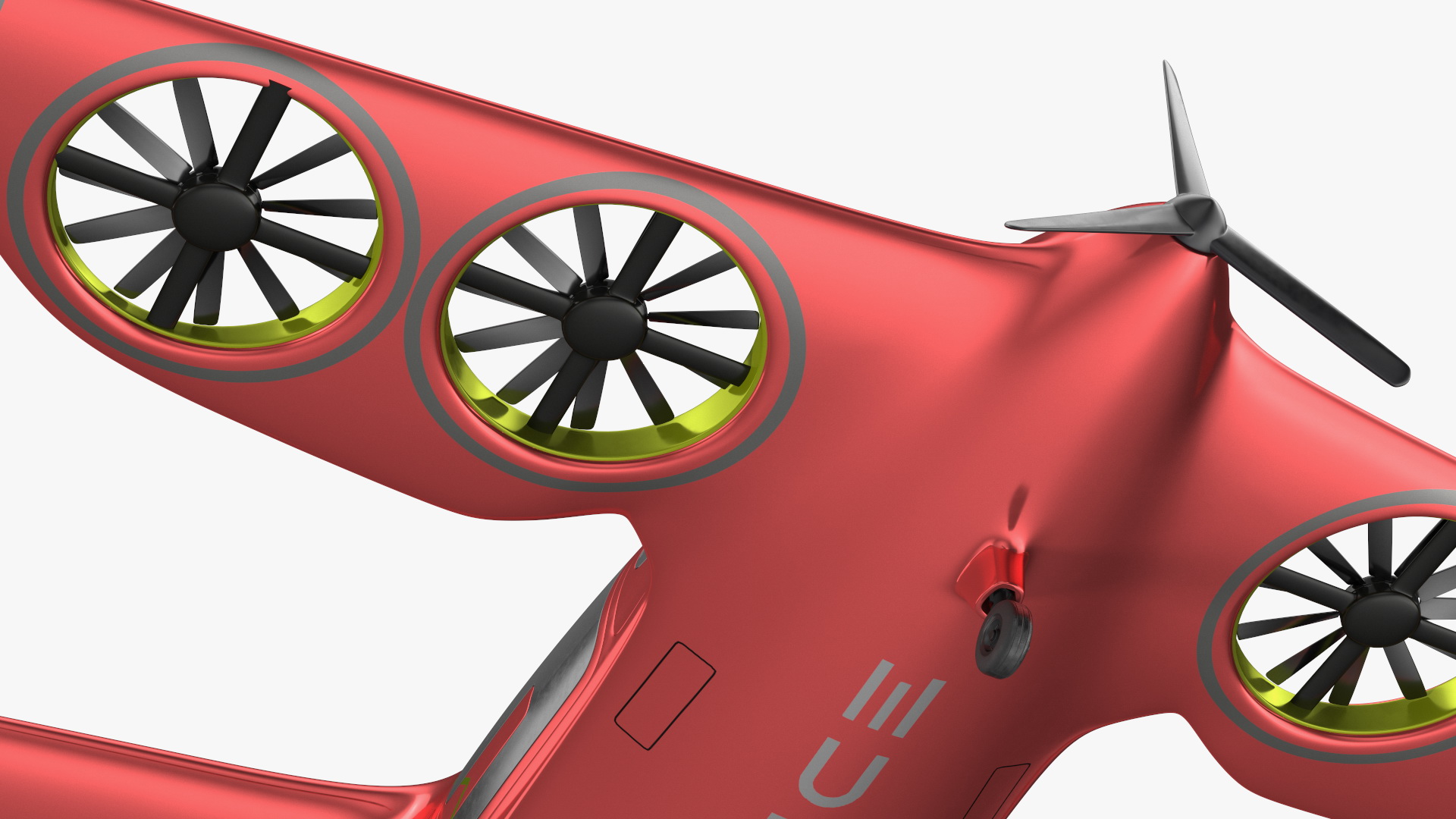 Atea eVTOL Red 3D model