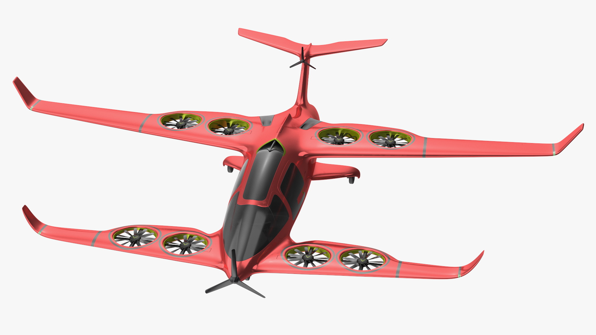 Atea eVTOL Red 3D model
