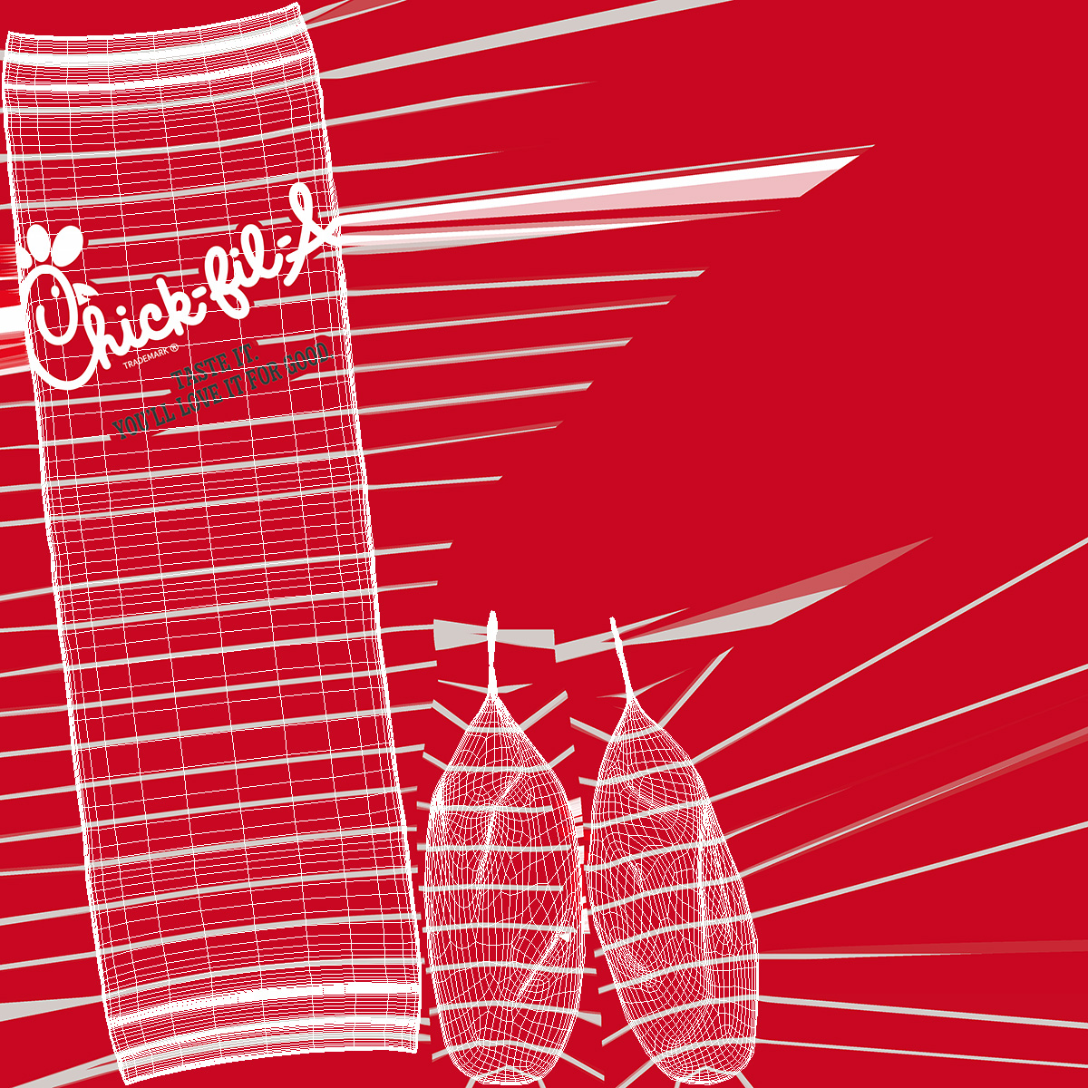 Chick fil A Nugget Bag, view 11