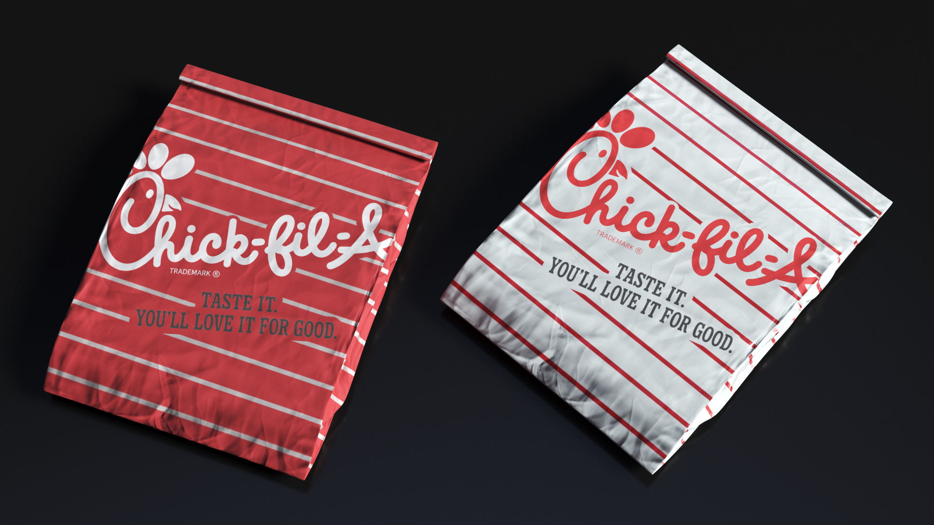 Chick fil A Nugget Bag, view 2