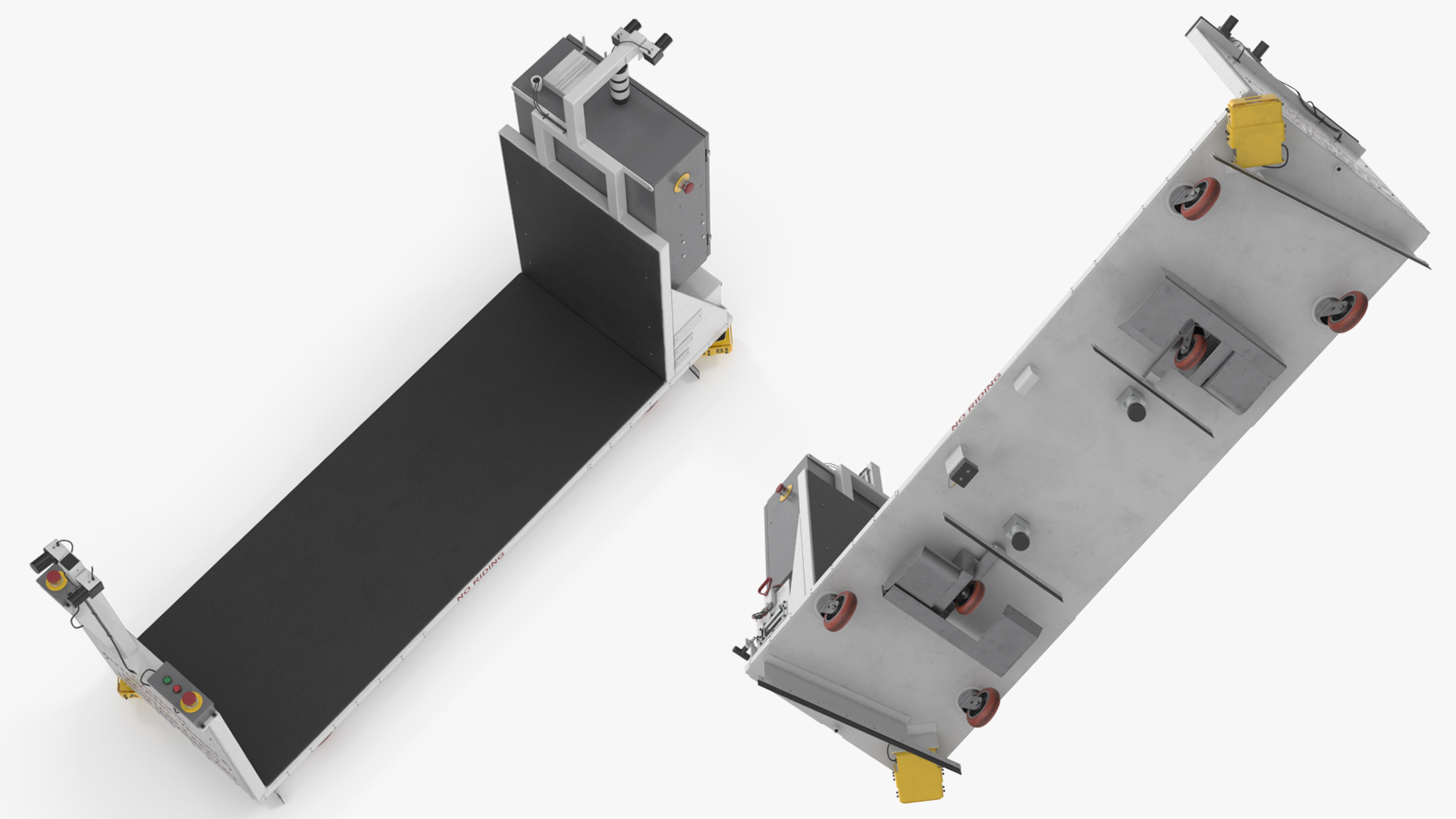 Warehouse Transport Robot Cart Platform - view 3