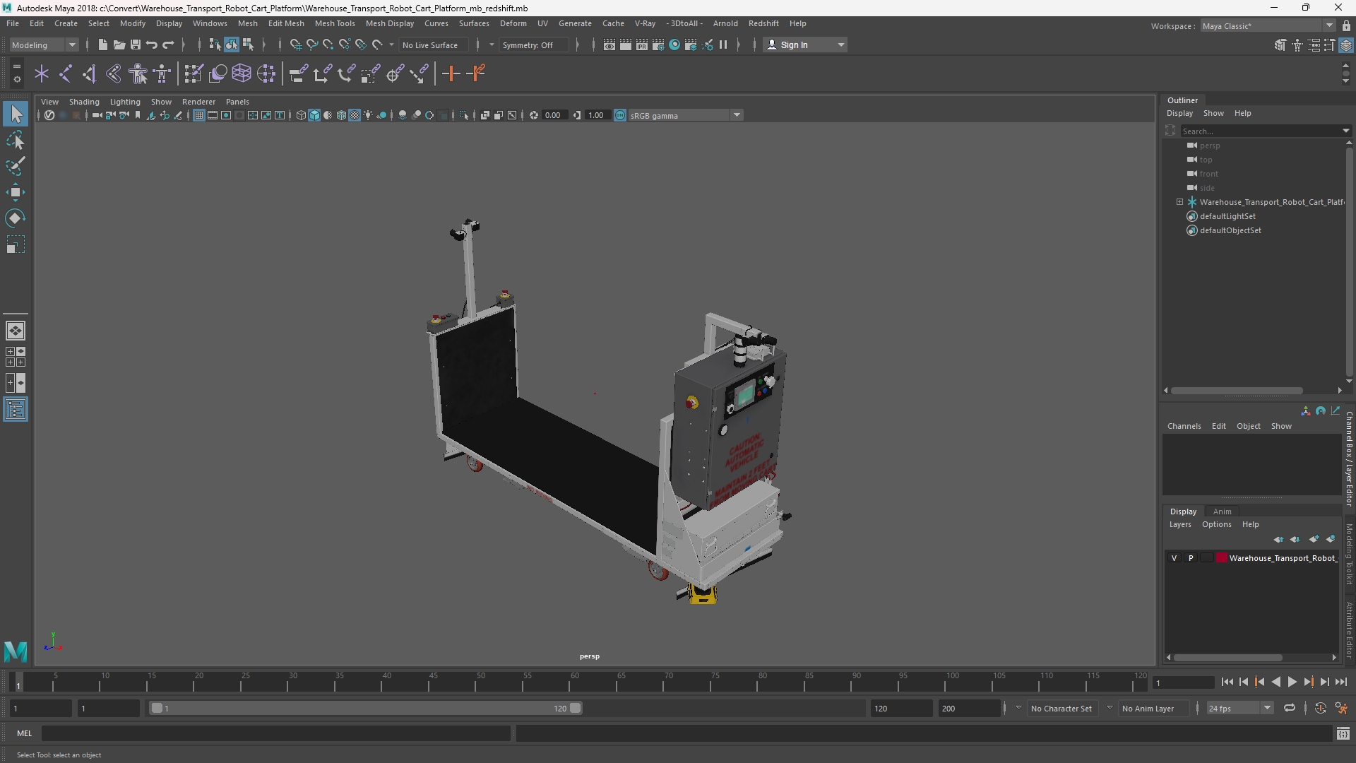 Warehouse Transport Robot Cart Platform - view 11
