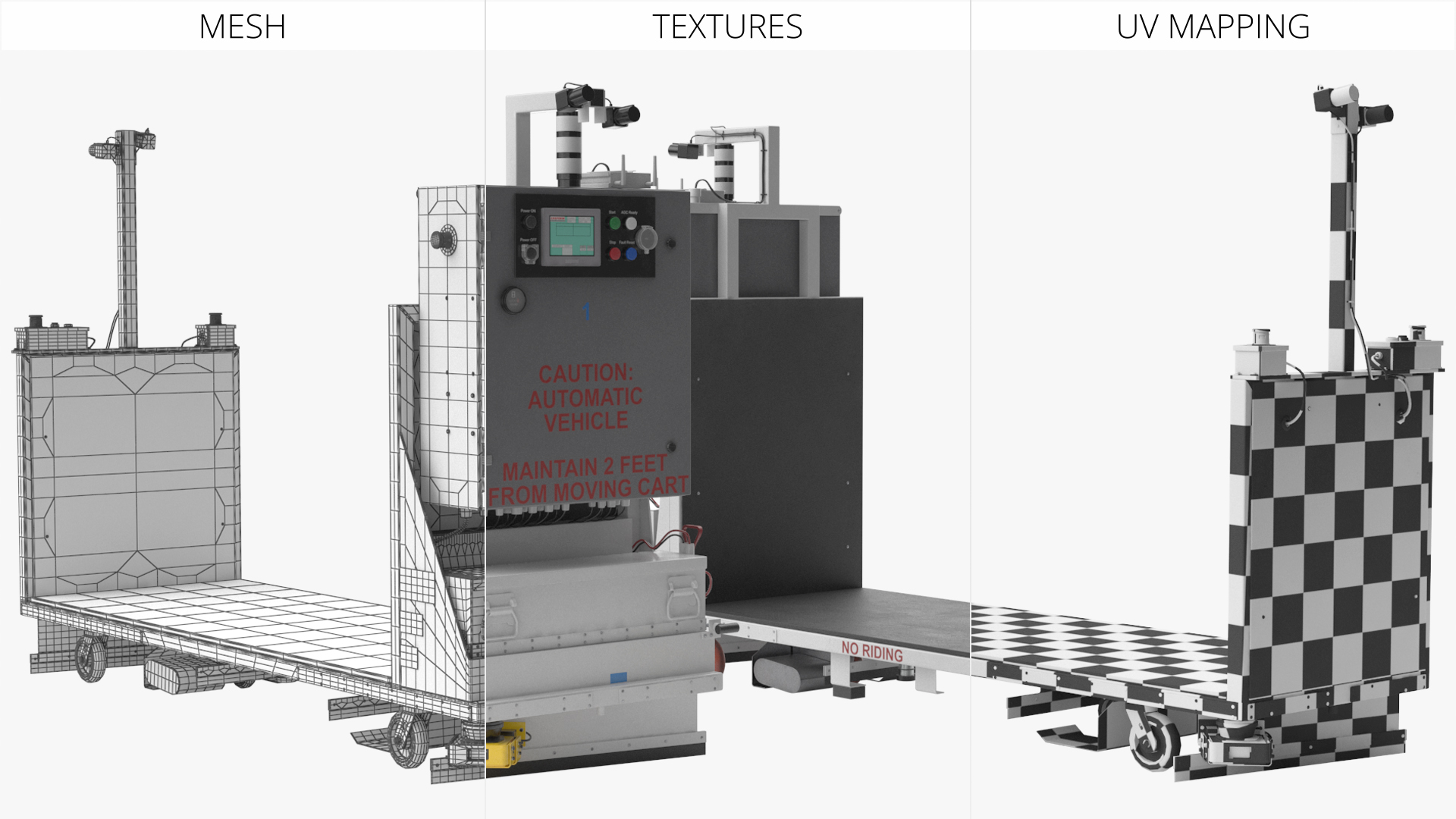 Warehouse Transport Robot Cart Platform - view 7