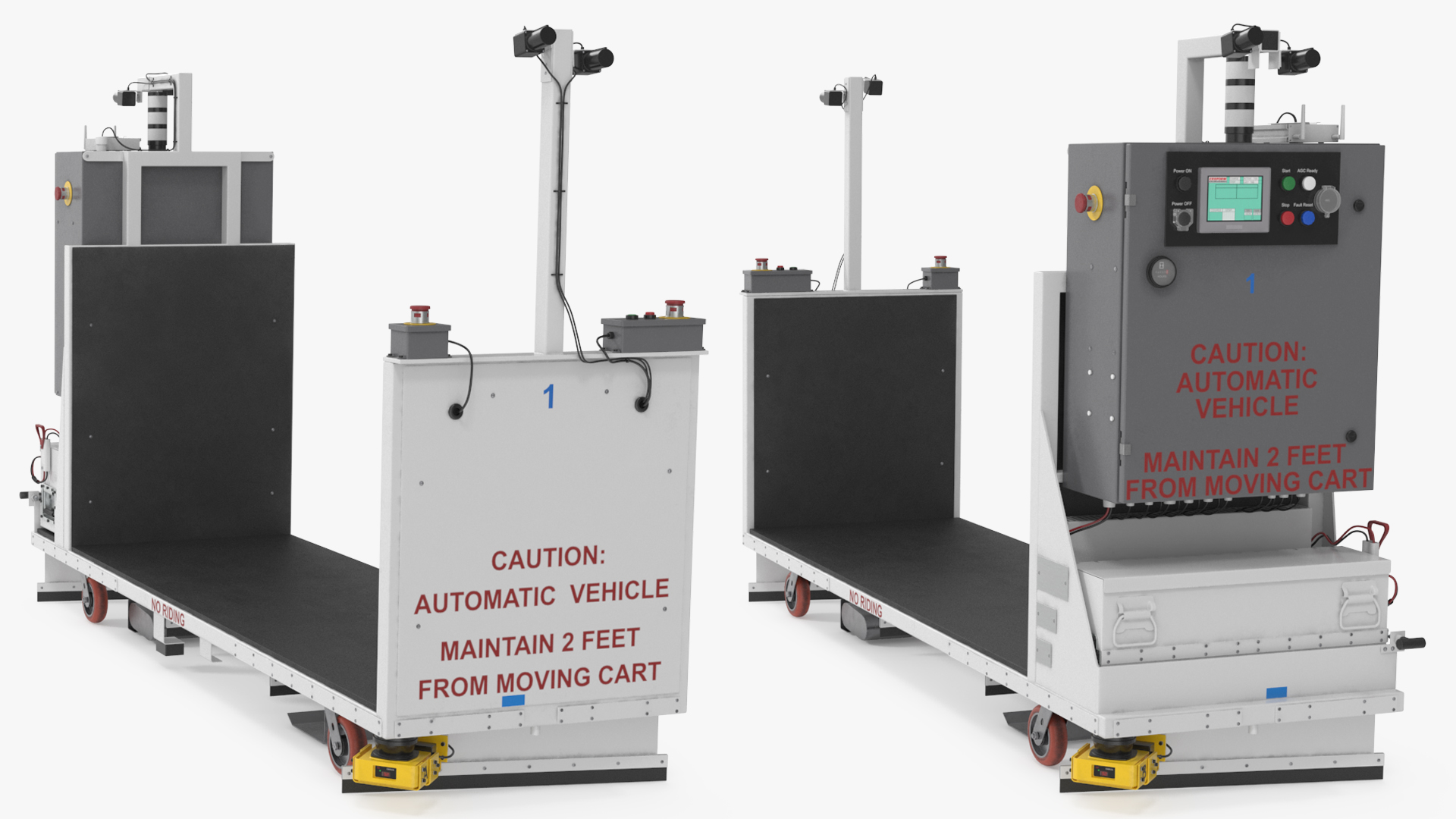 Warehouse Transport Robot Cart Platform - view 2