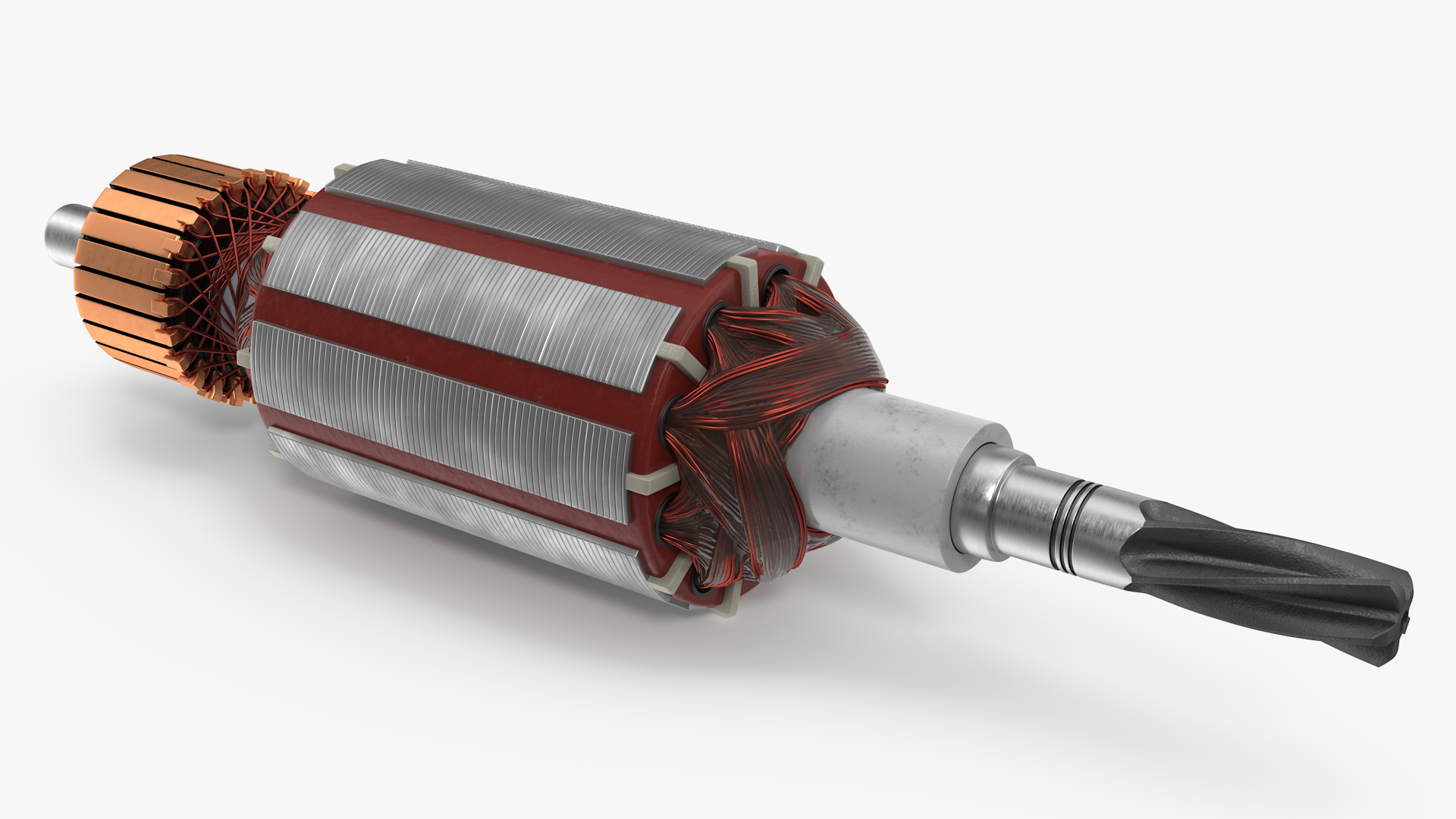 3D Electric Motor Armature model