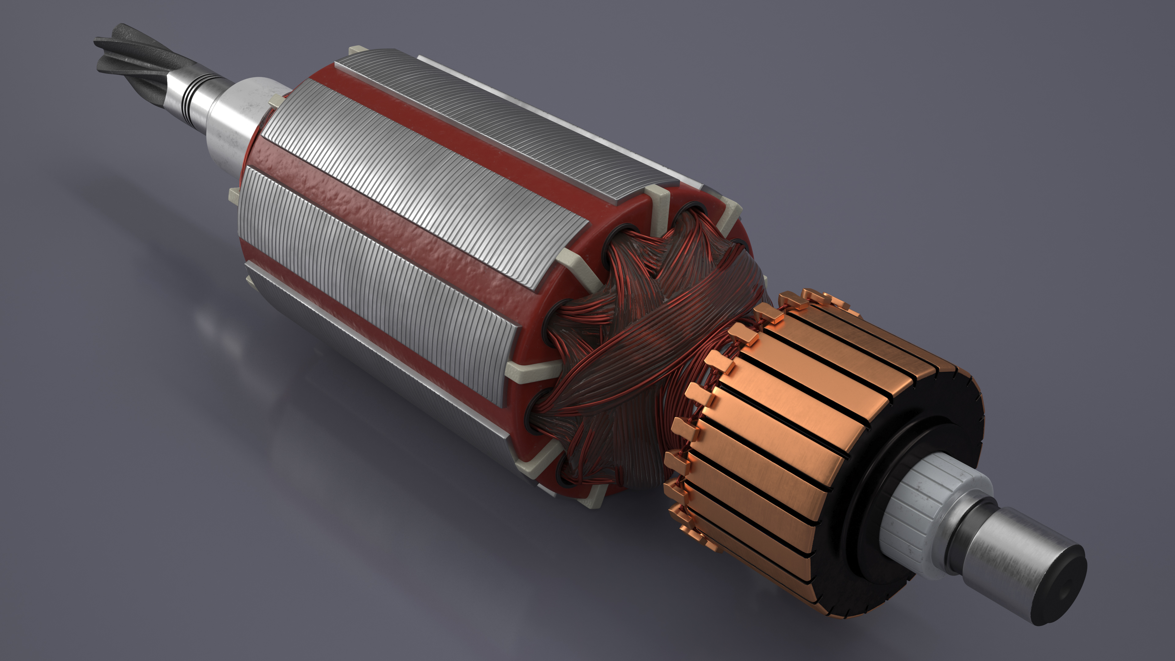 3D Electric Motor Armature model
