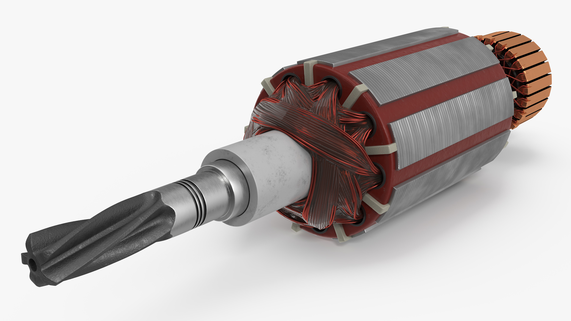3D Electric Motor Armature model